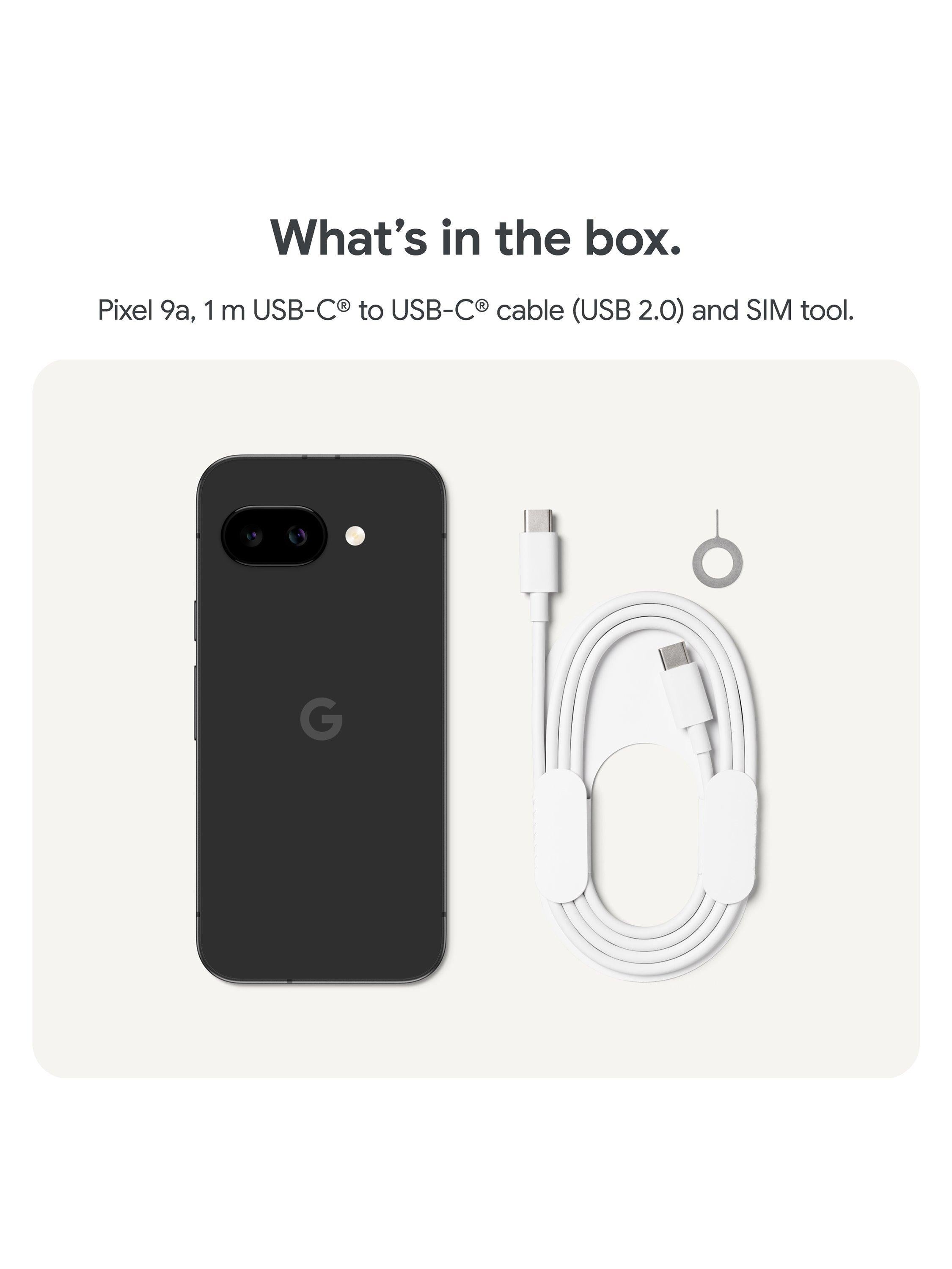 Pixel 9a Smartphone, Android, 6.3”, 5G, SIM Free, 128GB