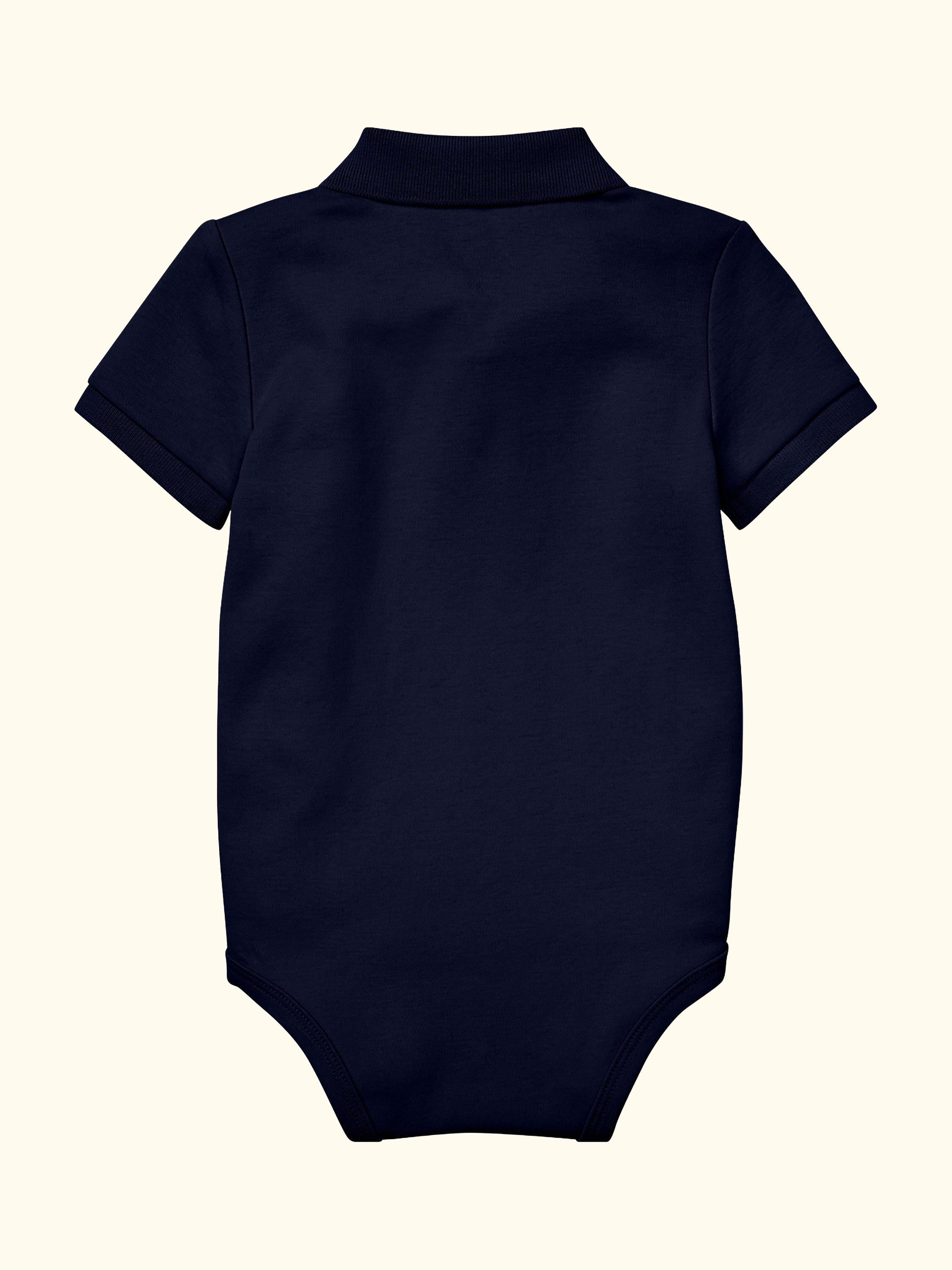Baby Polo Bodysuit, Refined Navy