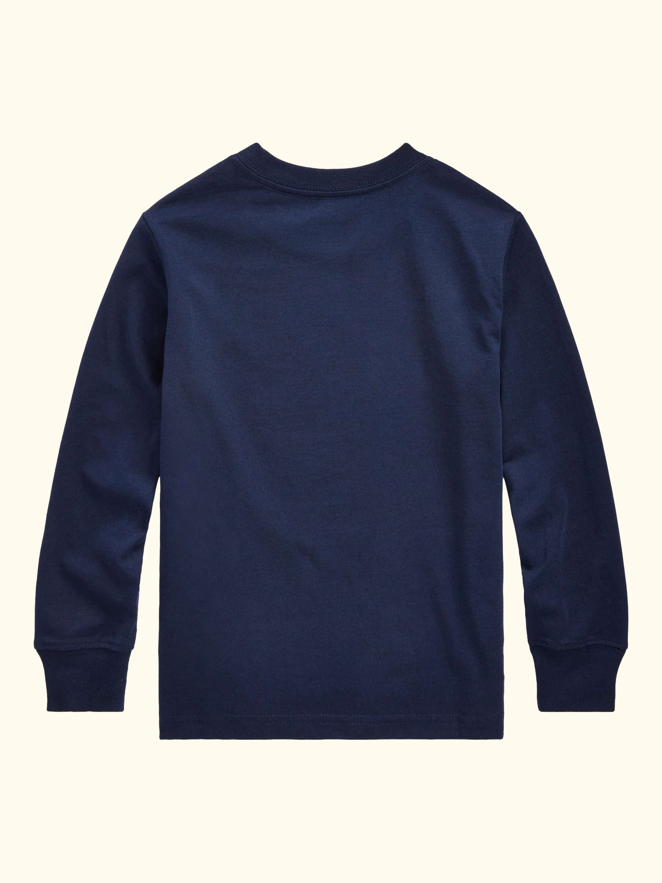 Polo Ralph Lauren Kids' Cotton Long Sleeved T-Shirt, Cruise Navy