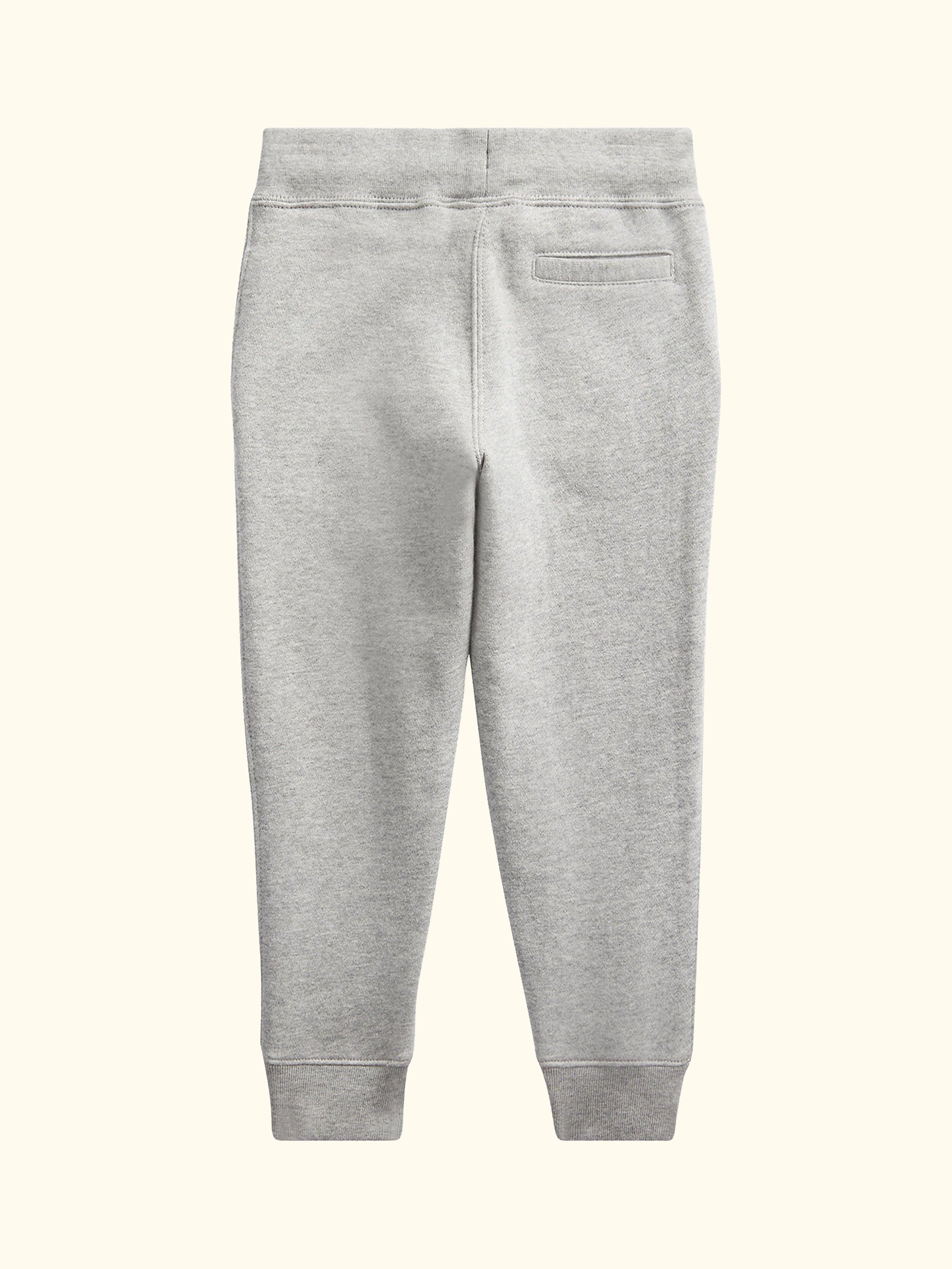 Polo Ralph Lauren Kids' Cotton Blend Drawstring Jogging Bottoms, Dark Sport Heather