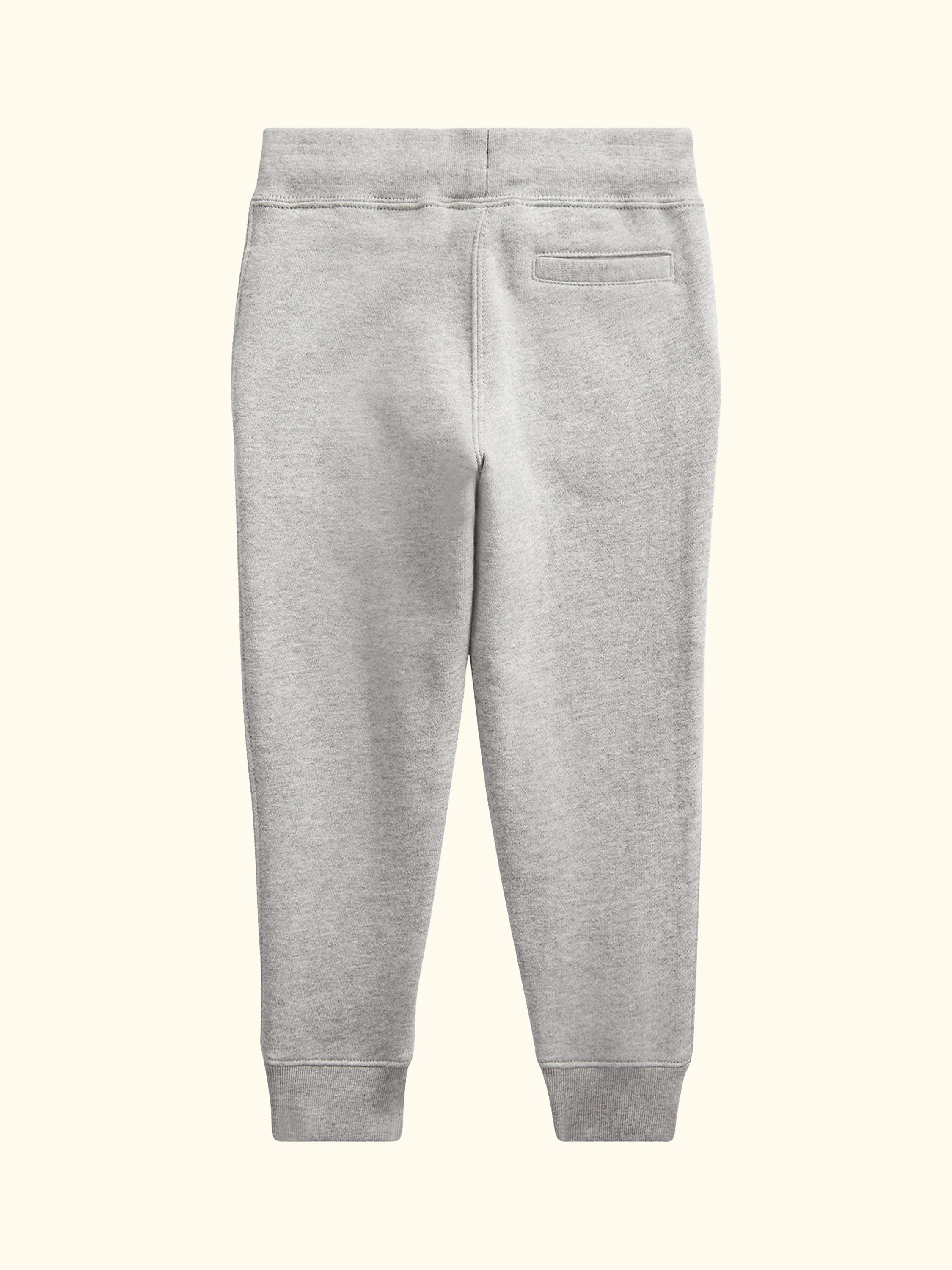 Polo Ralph Lauren Kids' Cotton Blend Drawstring Jogging Bottoms, Dark Sport Heather