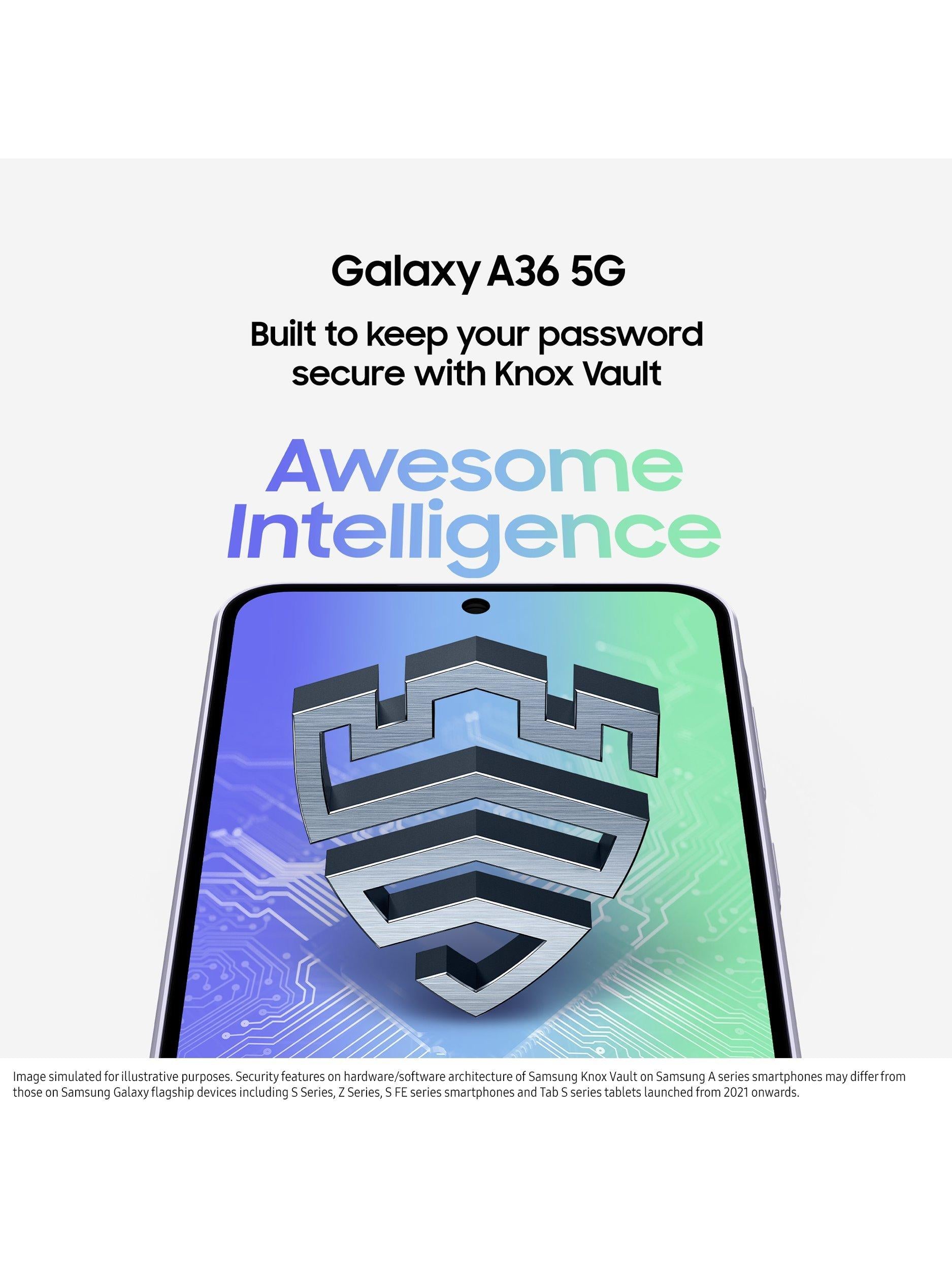 Galaxy A36 5G Smartphone, Android, 8GB RAM, 6.7", 5G, SIM Free, 256GB