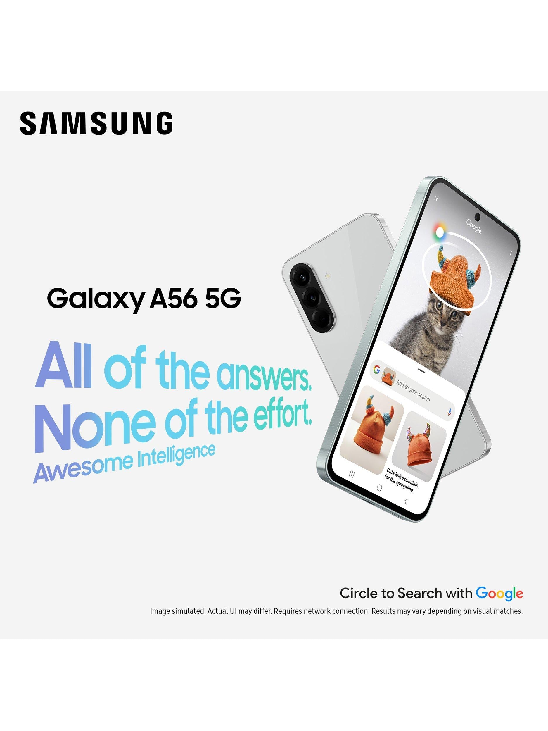 Galaxy A56 5G Smartphone, Android, 8GB RAM, 6.7", 5G, SIM Free, 256GB