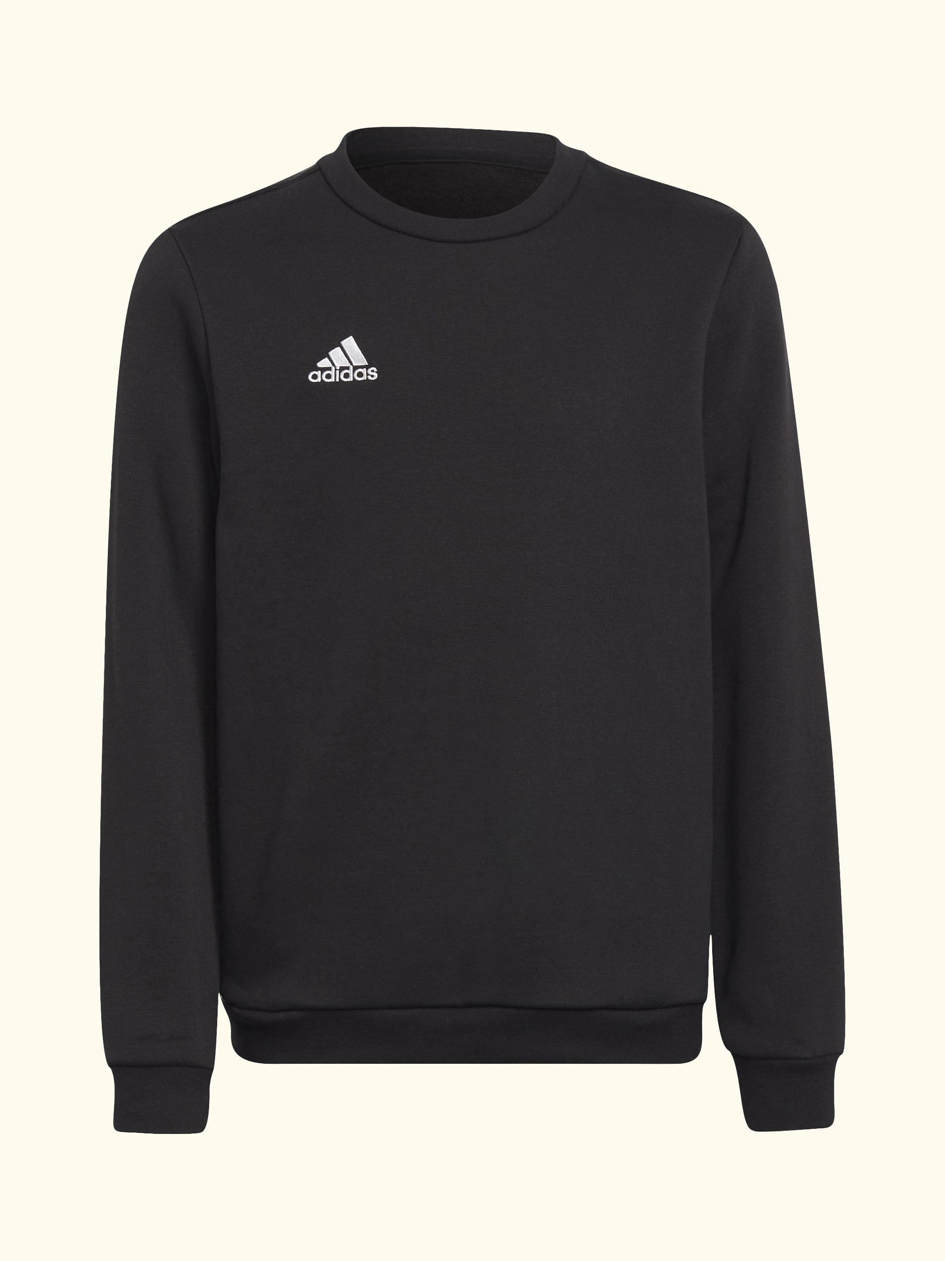 Kids' Cotton Blend Crew Neck Sweatshirt, Black