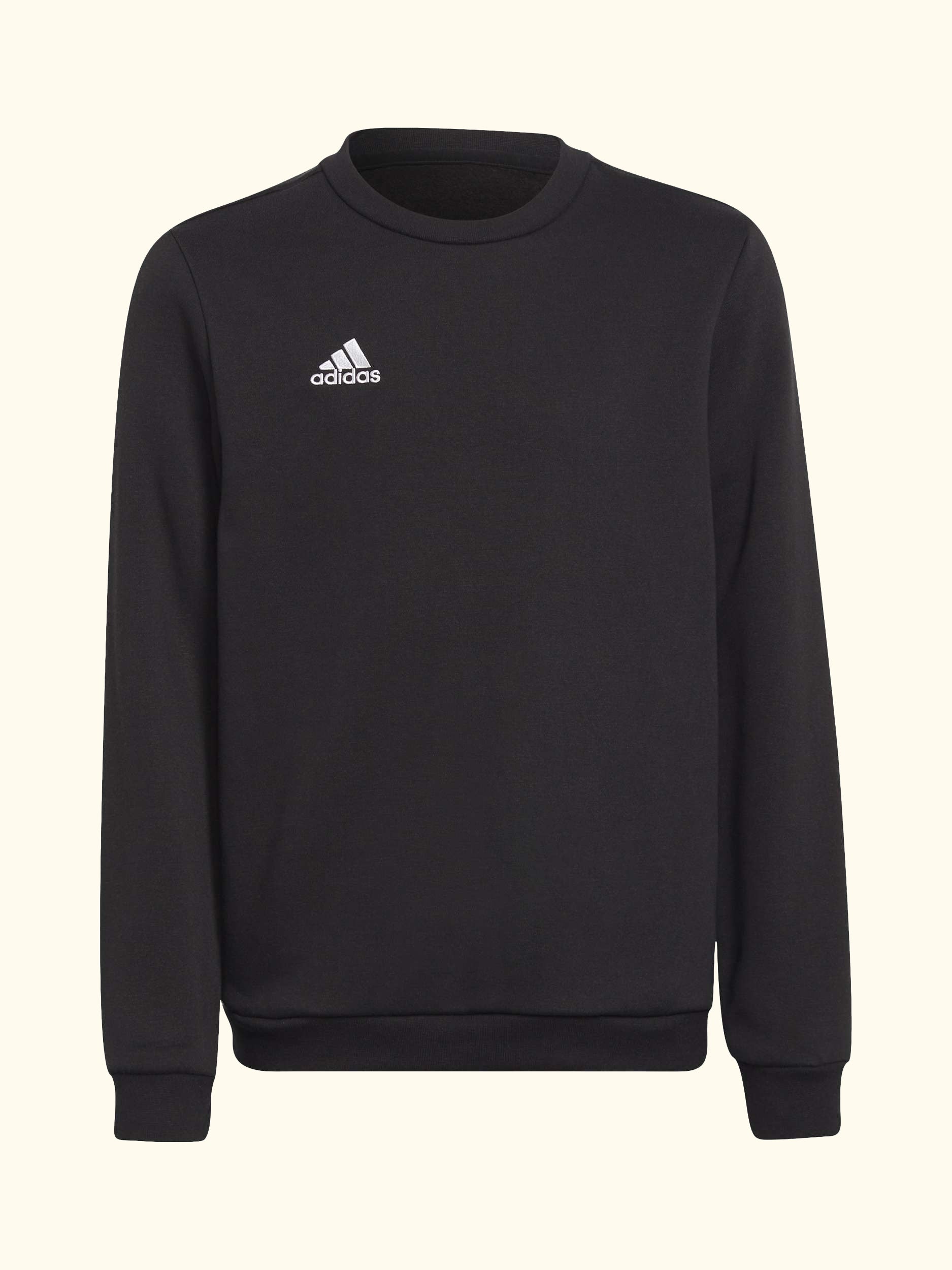 Kids' Cotton Blend Crew Neck Sweatshirt, Black