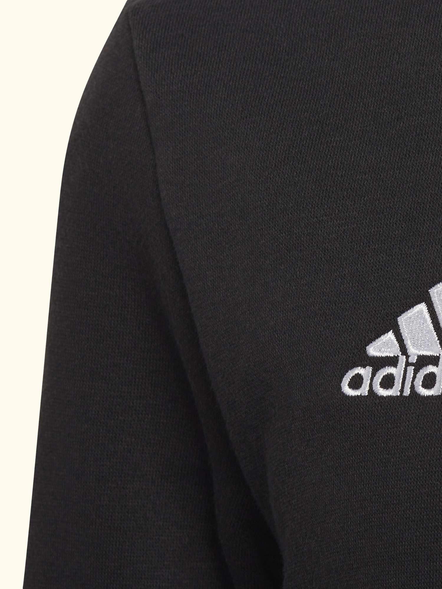 Kids' Cotton Blend Crew Neck Sweatshirt, Black