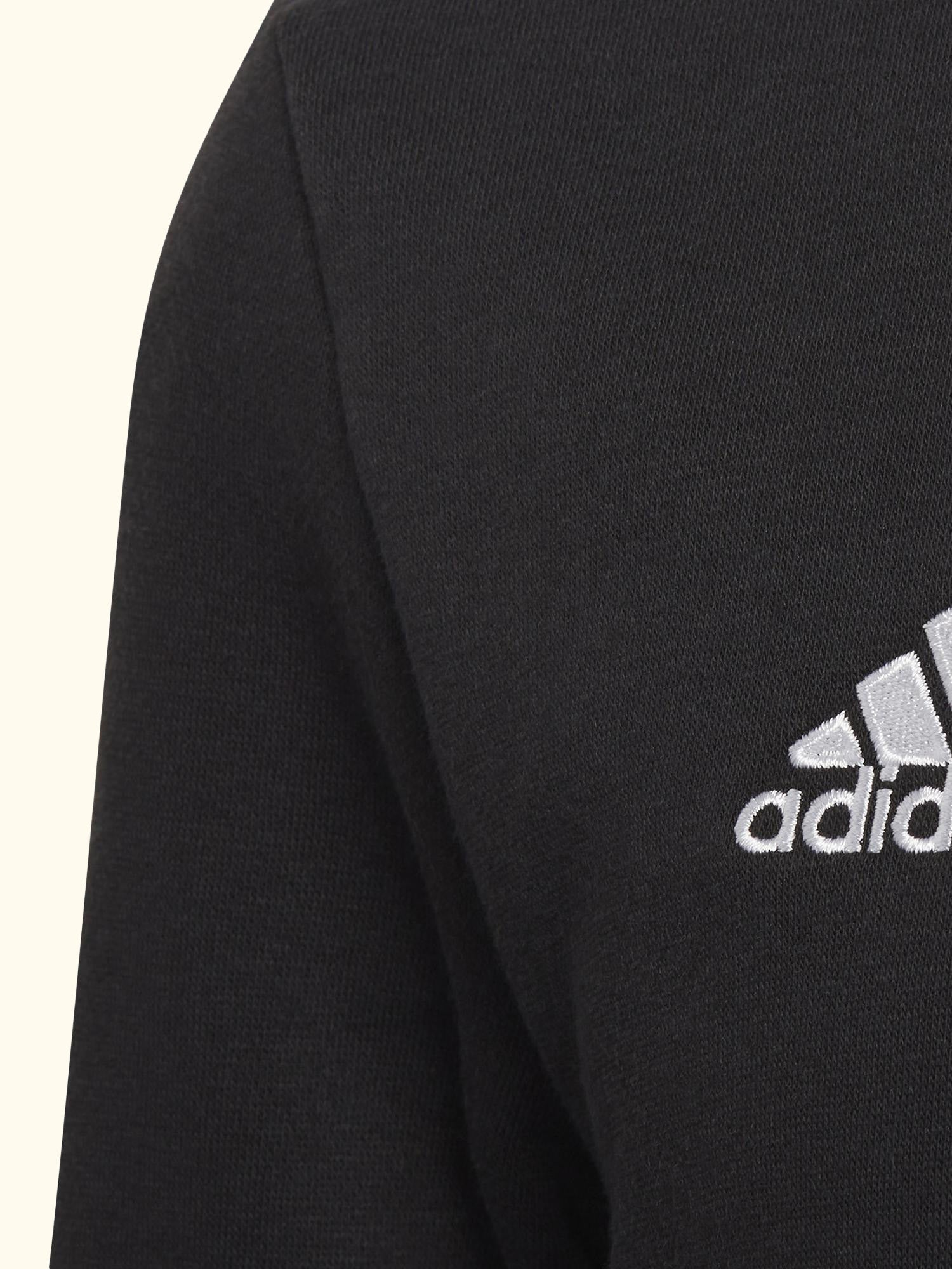 Kids' Cotton Blend Crew Neck Sweatshirt, Black