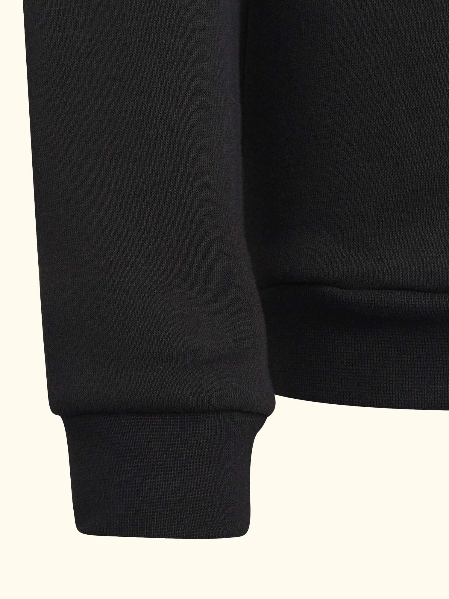 Kids' Cotton Blend Crew Neck Sweatshirt, Black
