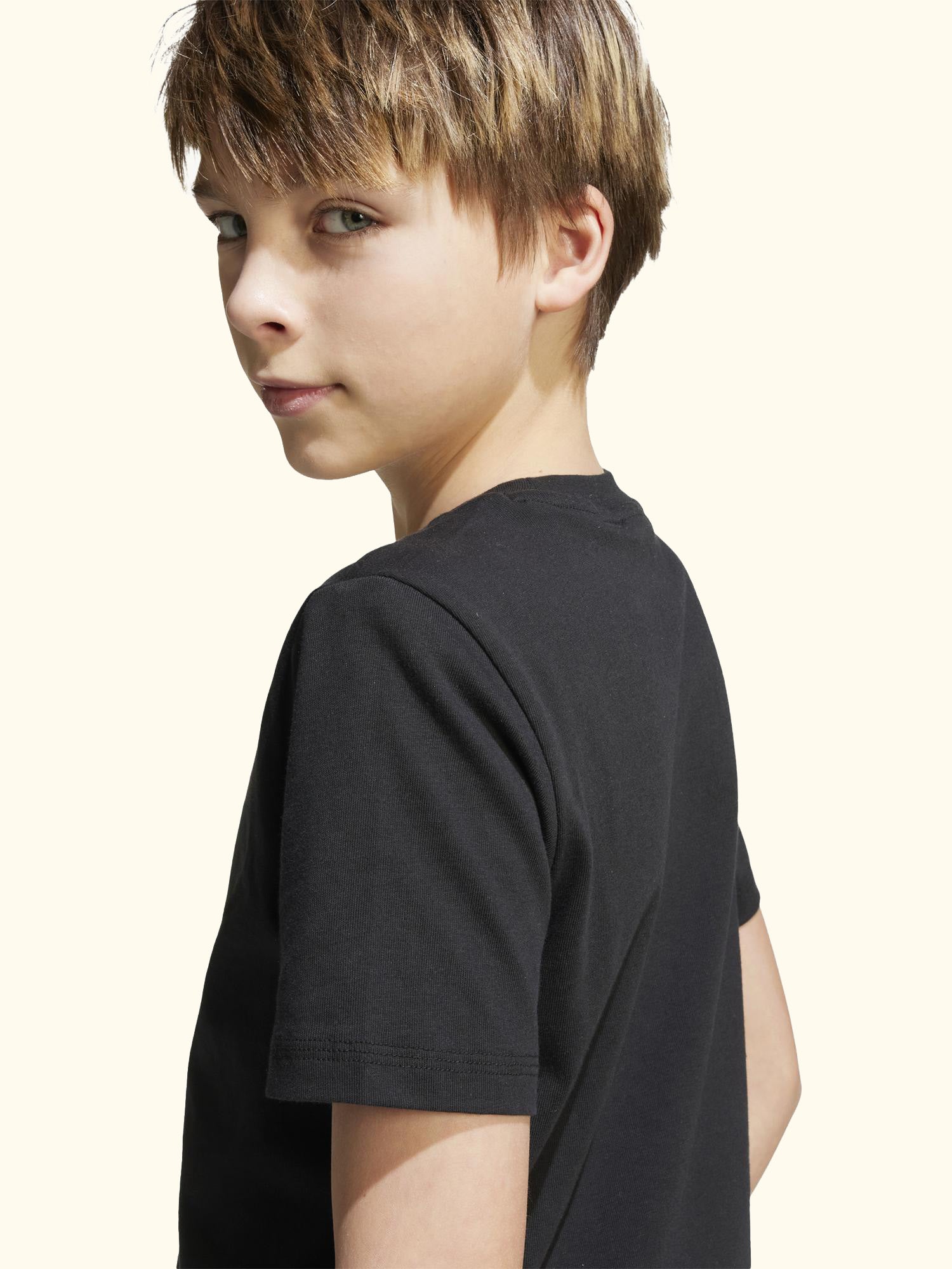 x SmileyWorld Kids' Graphic T-Shirt, Black/Carbon