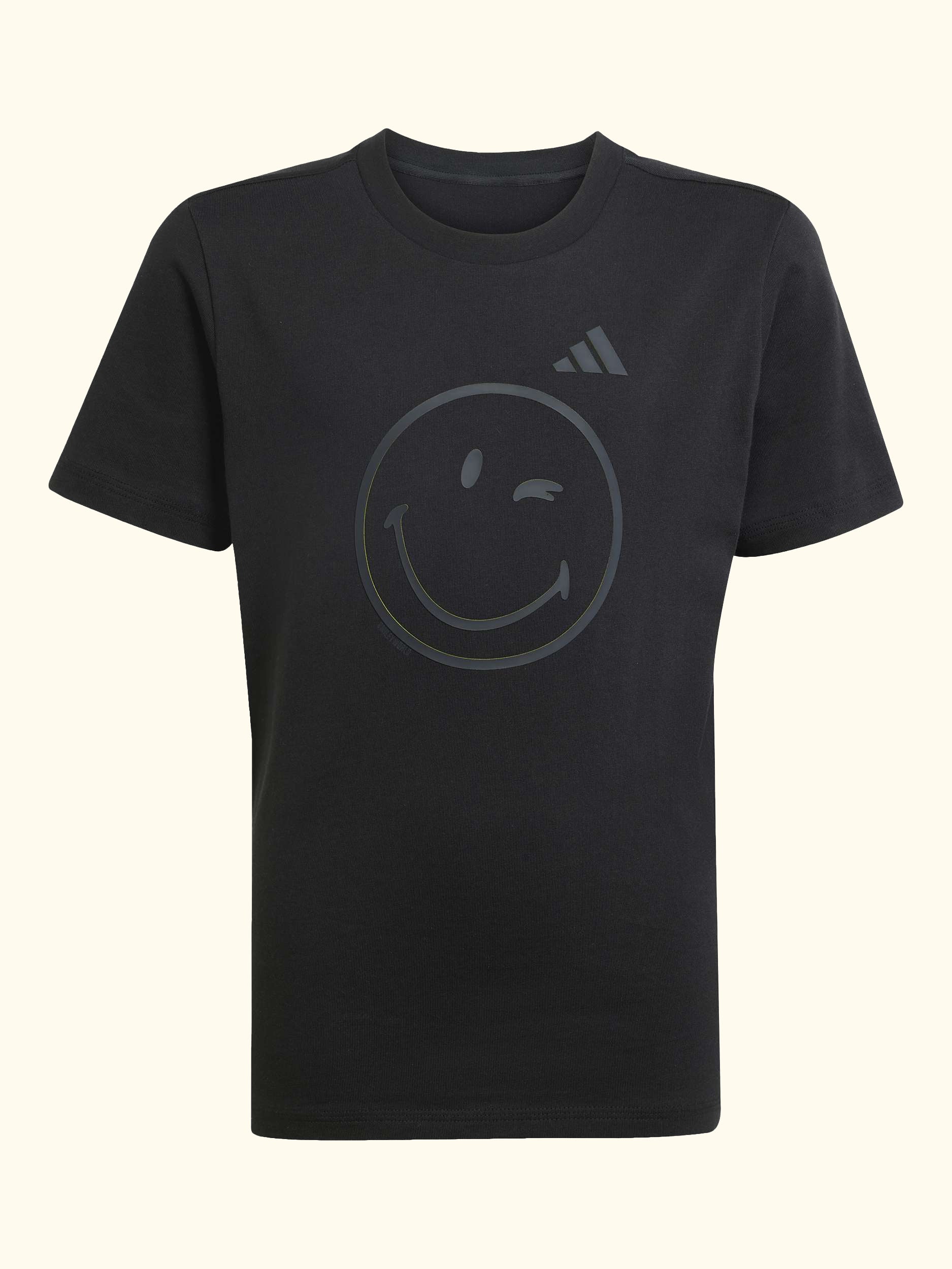 x SmileyWorld Kids' Graphic T-Shirt, Black/Carbon