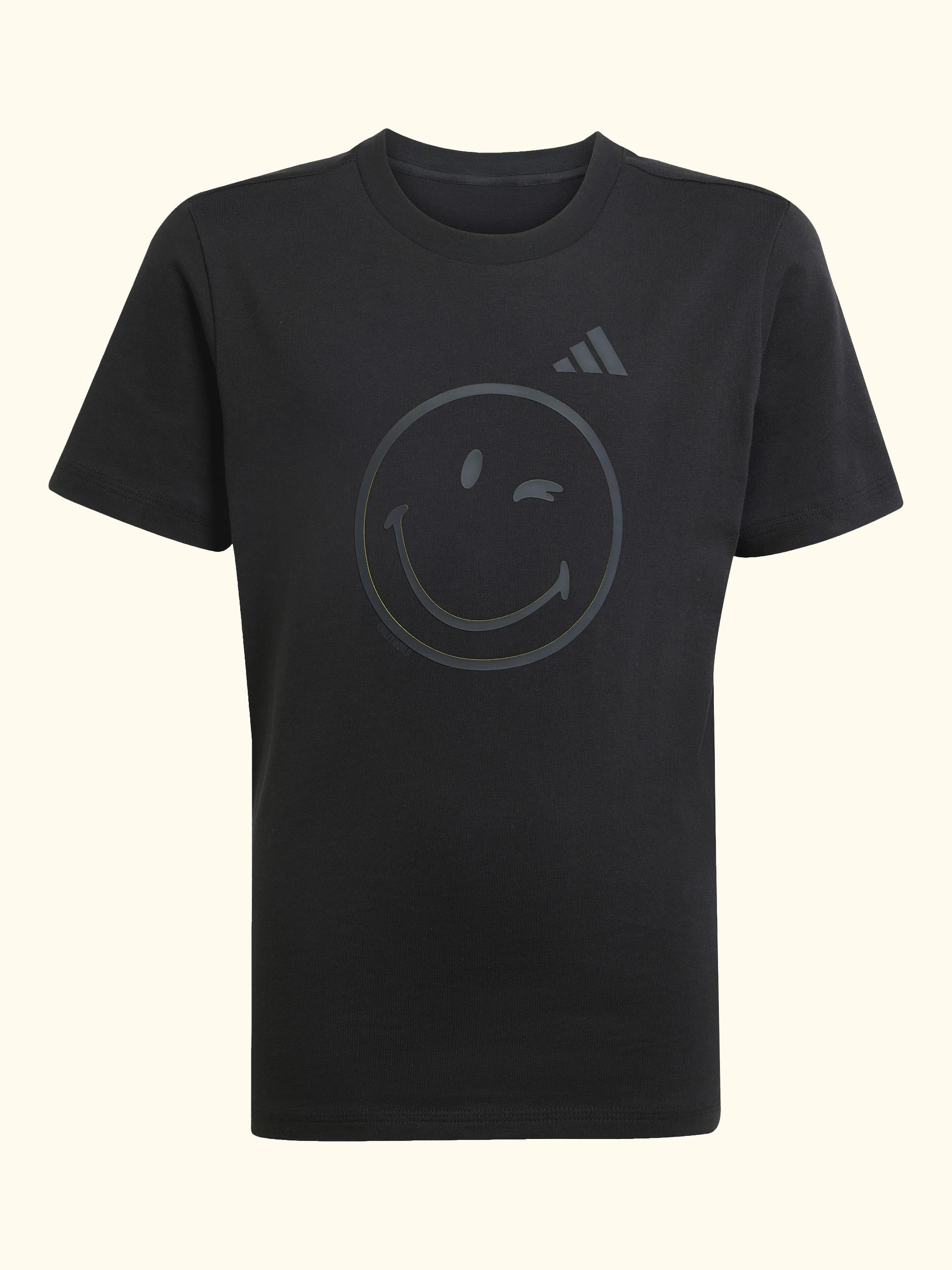x SmileyWorld Kids' Graphic T-Shirt, Black/Carbon