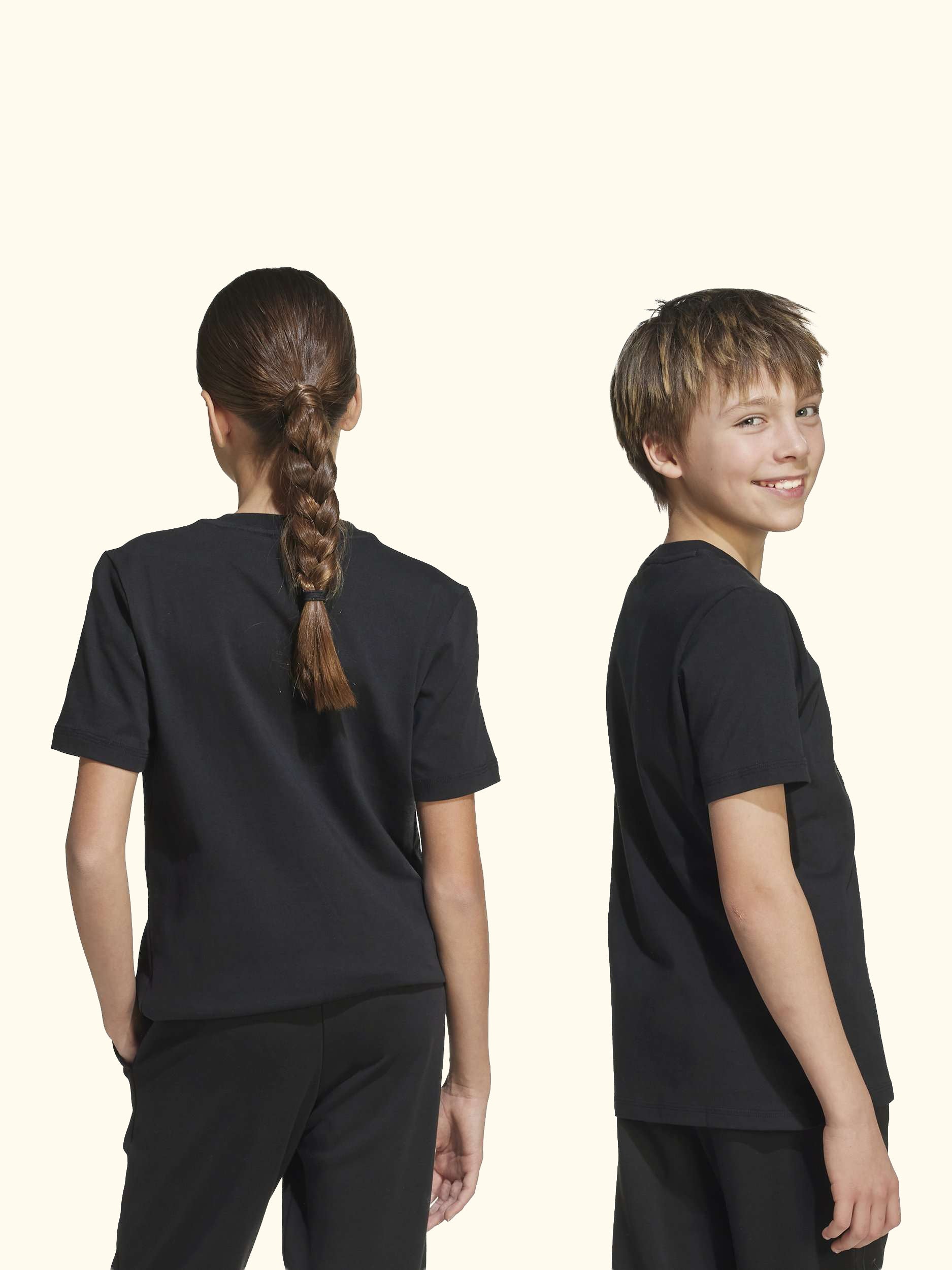 x SmileyWorld Kids' Graphic T-Shirt, Black/Carbon