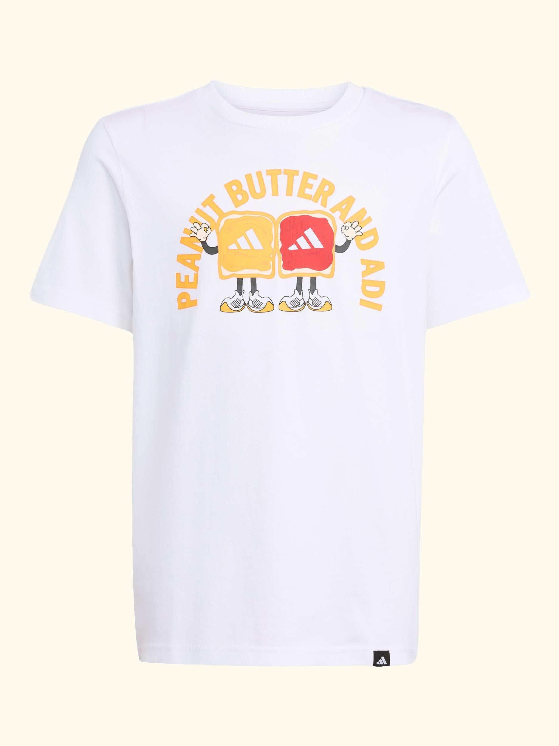 Kids' Cotton Food Graphic T-Shirt, White