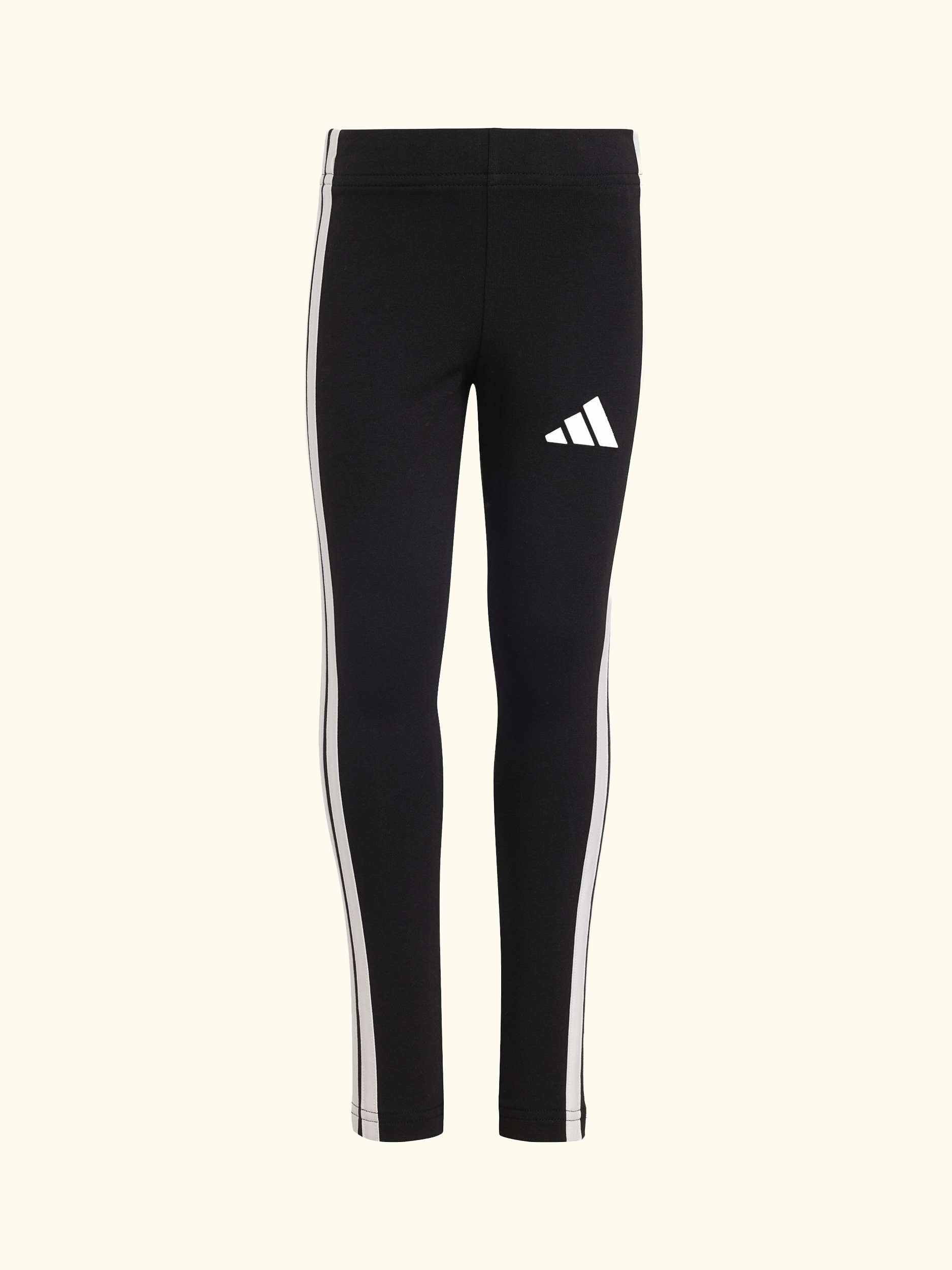 Kids' Cotton Blend Essentials Leggings, Black/White