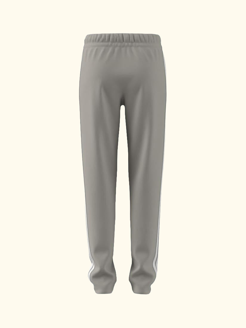 Kids' Cotton Blend Essentials Drawstring Trousers, Wonalu/White