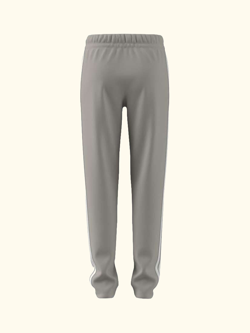 Kids' Cotton Blend Essentials Drawstring Trousers, Wonalu/White