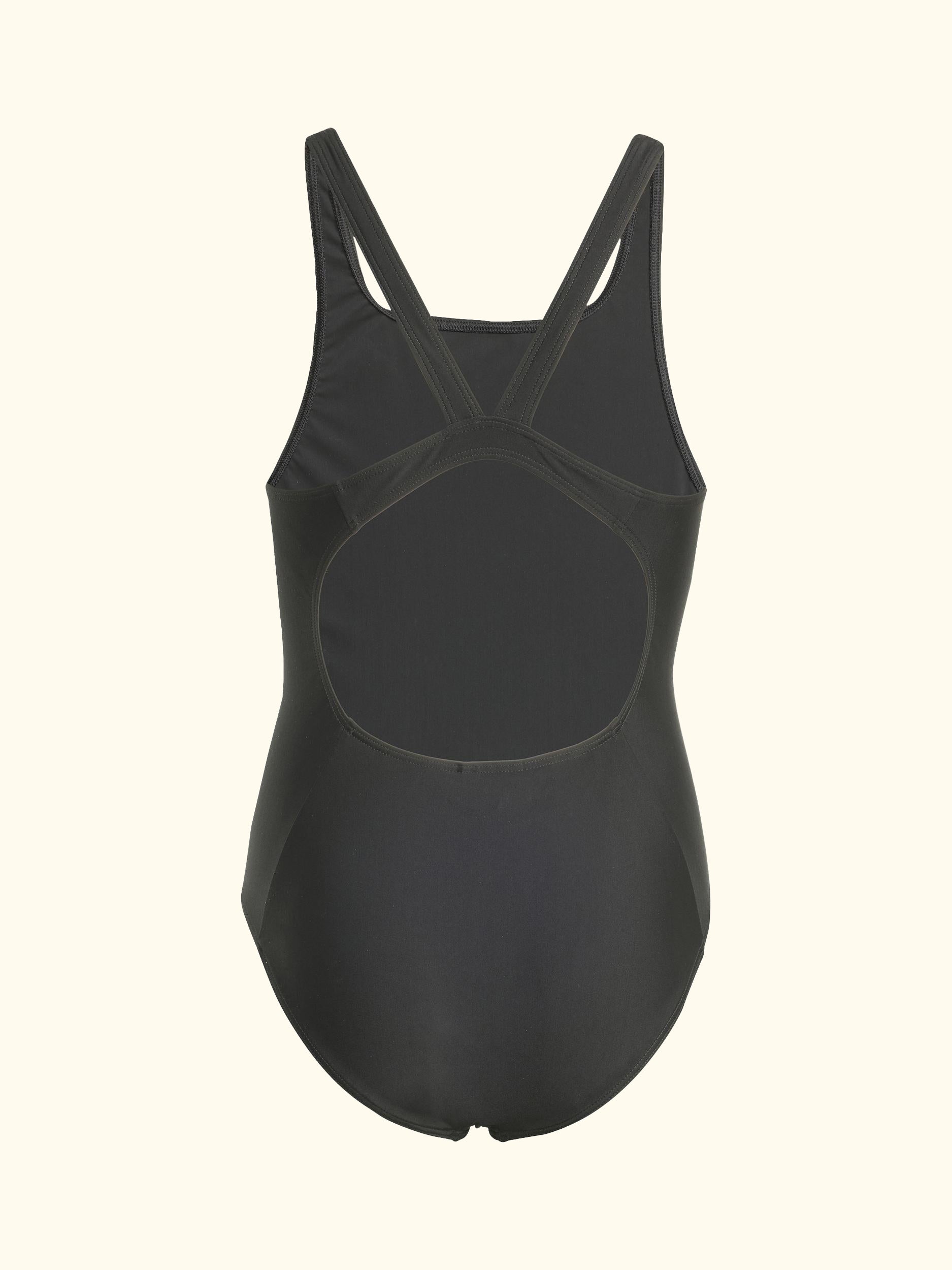 Kids' Essential V-Back Swimsuit, Black