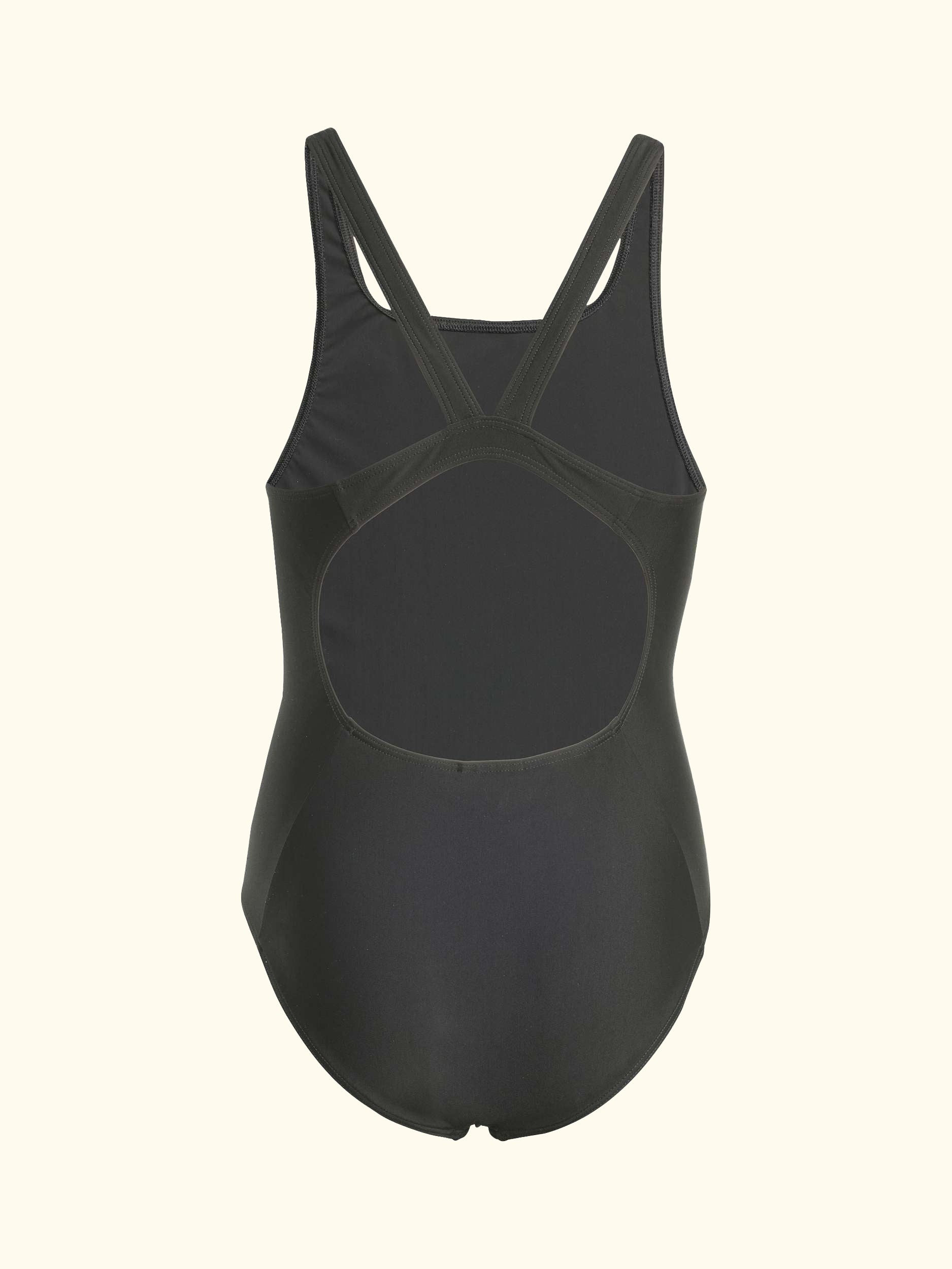 Kids' Essential V-Back Swimsuit, Black