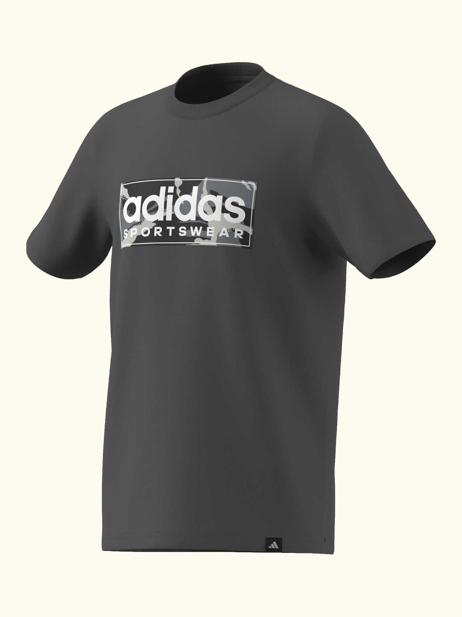 Kids' Camo Linear Graphic T-Shirt, Grey