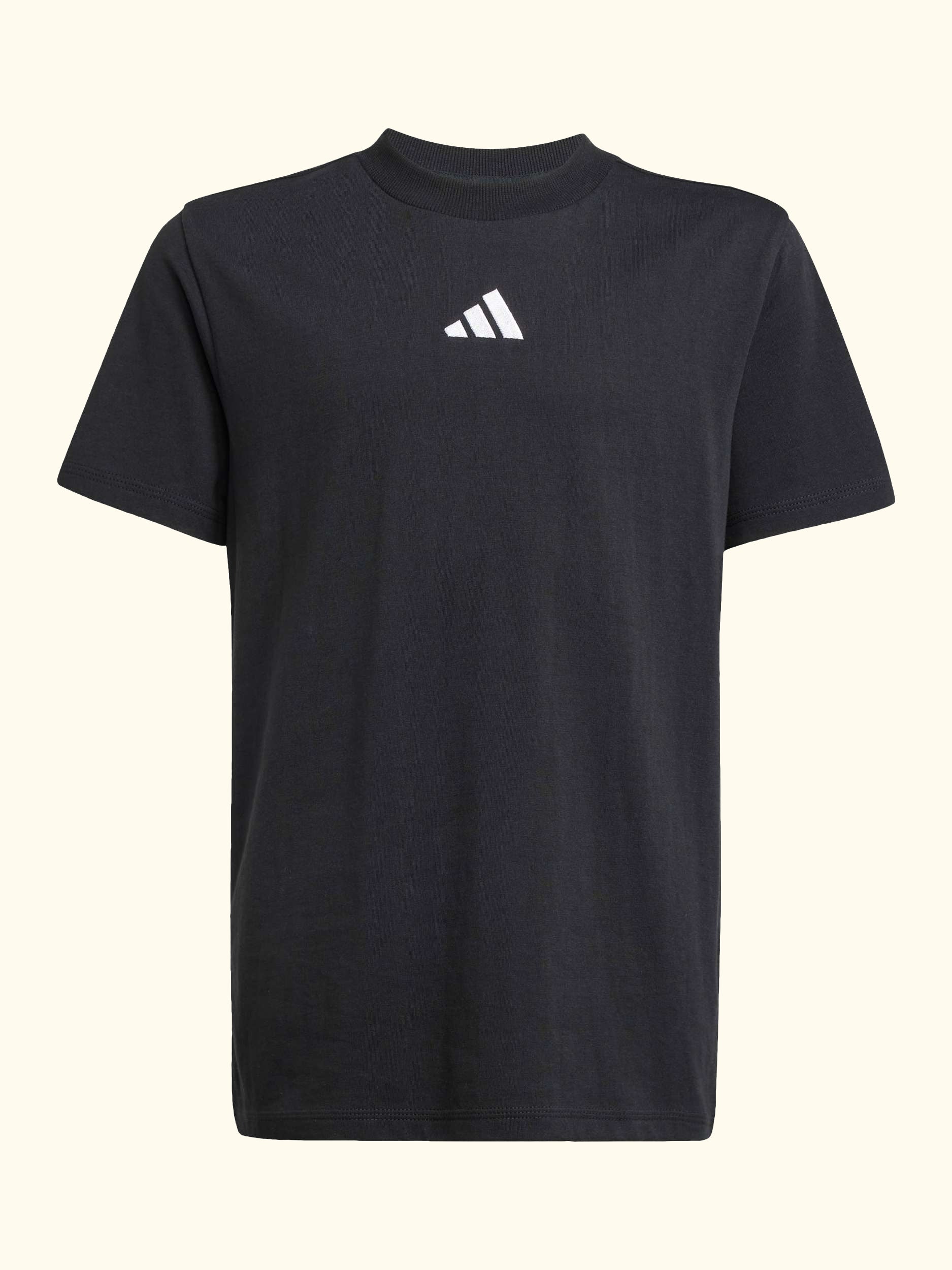 Kids' Essentials Cotton T-Shirt, Black/White