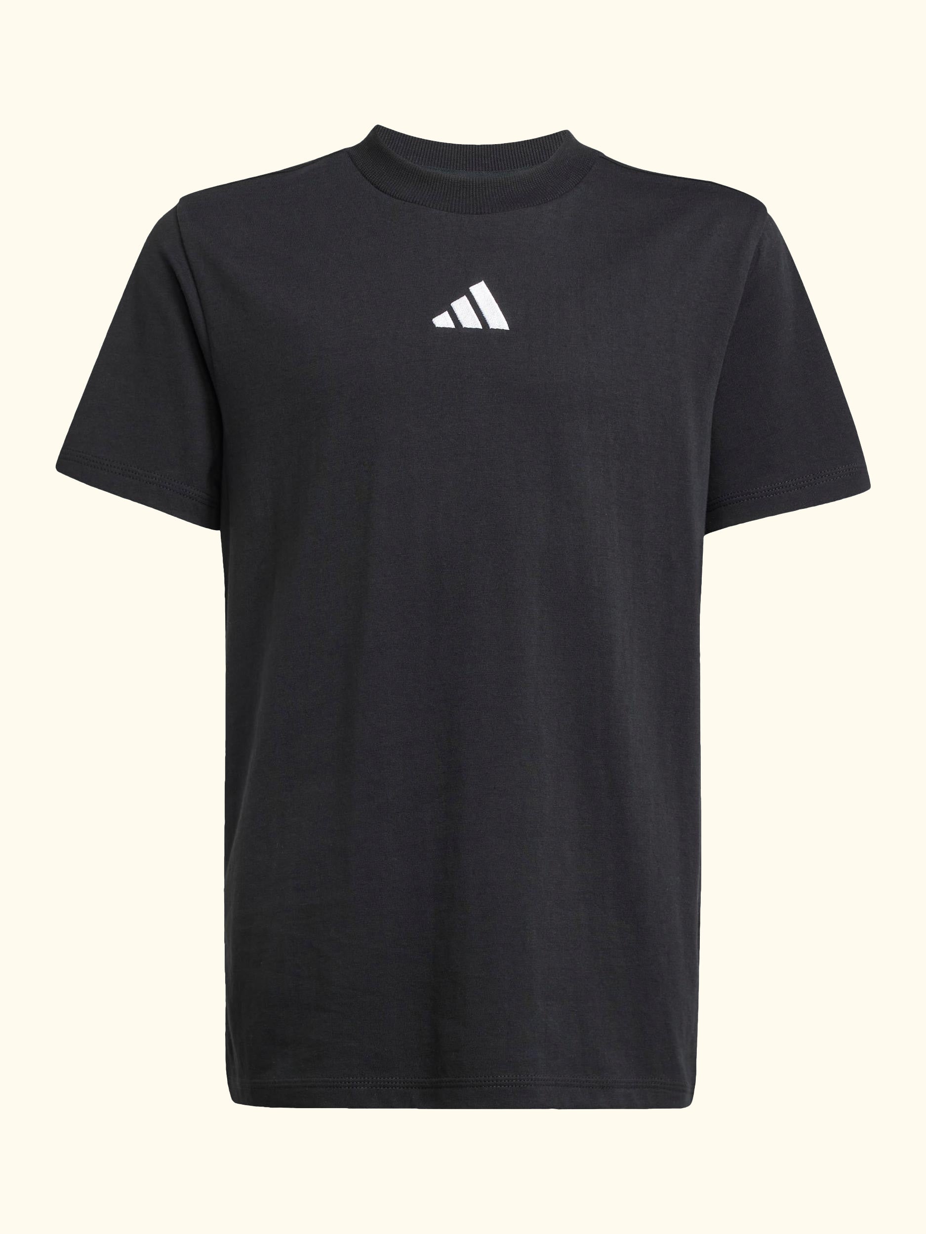 Kids' Essentials Cotton T-Shirt, Black/White