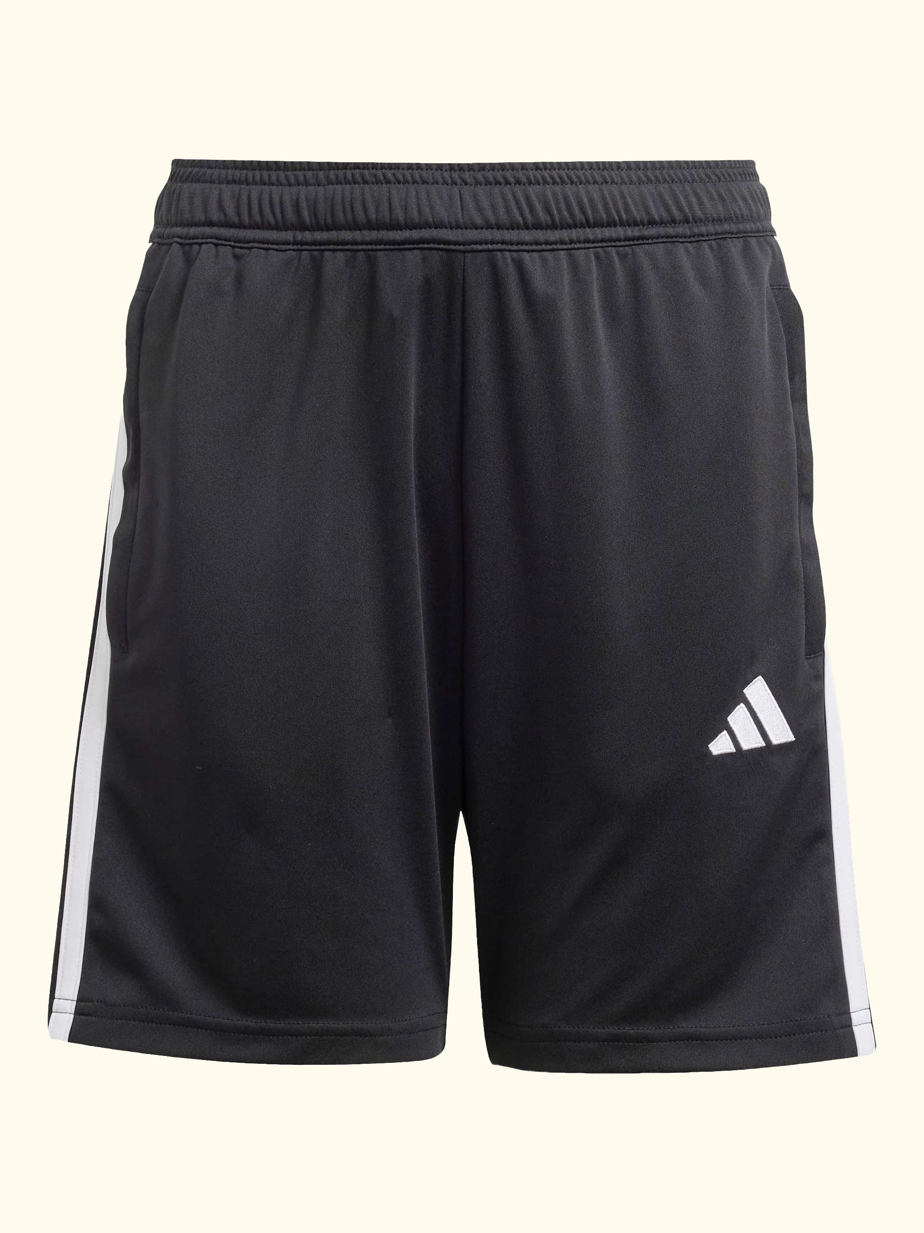 Kids' Tiro 25 Essentials Shorts, Black/White