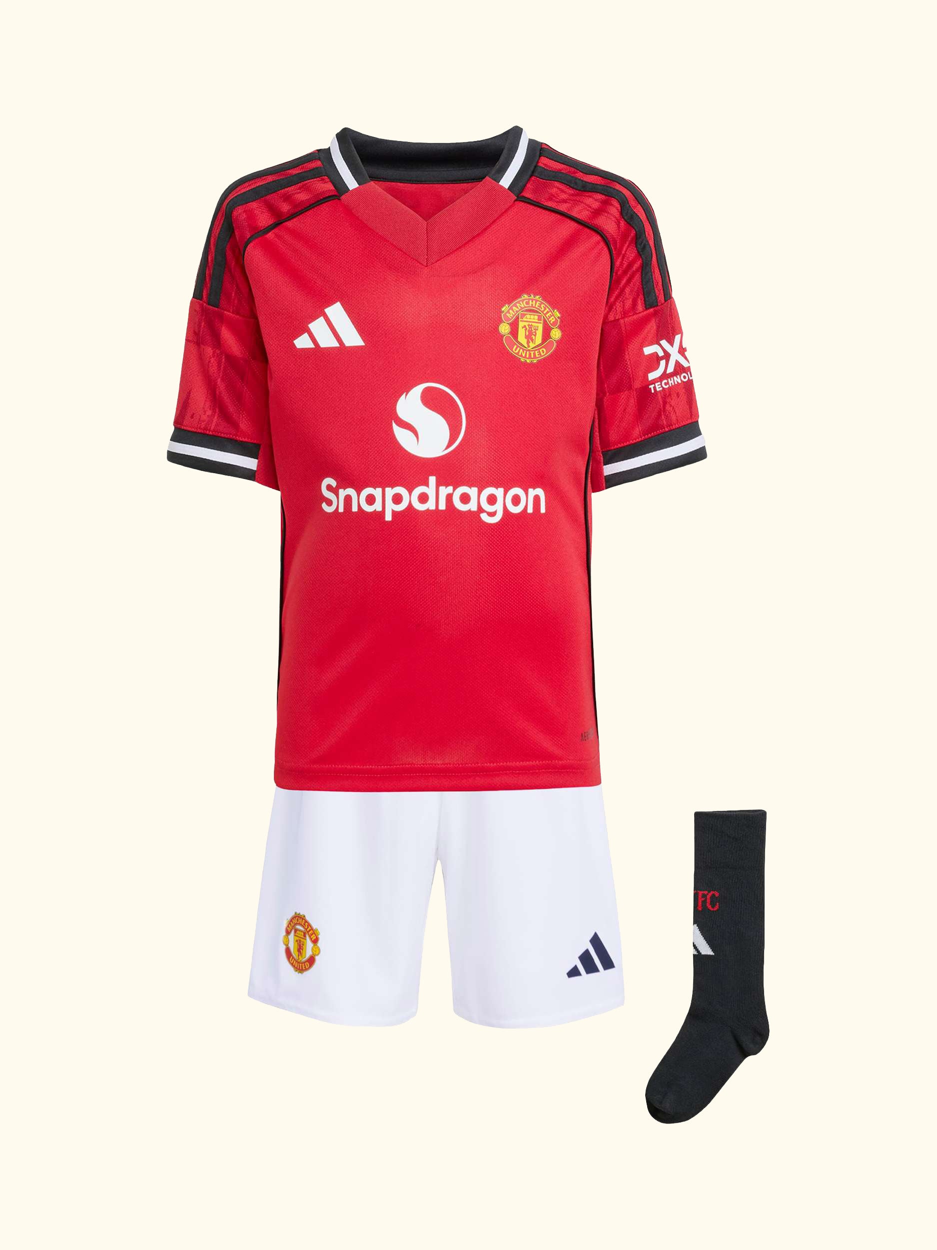 Kids' Manchester United Football Club Home Mini Kit, Red