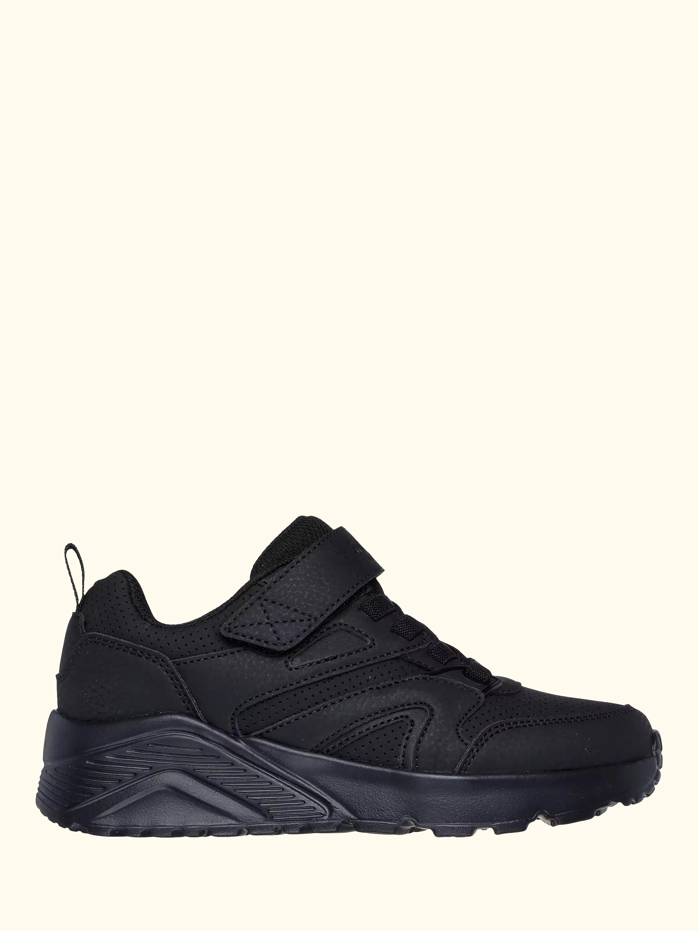 Skechers Kids' Street Uno Lite Echo Surge Lace Up Riptape School Shoes