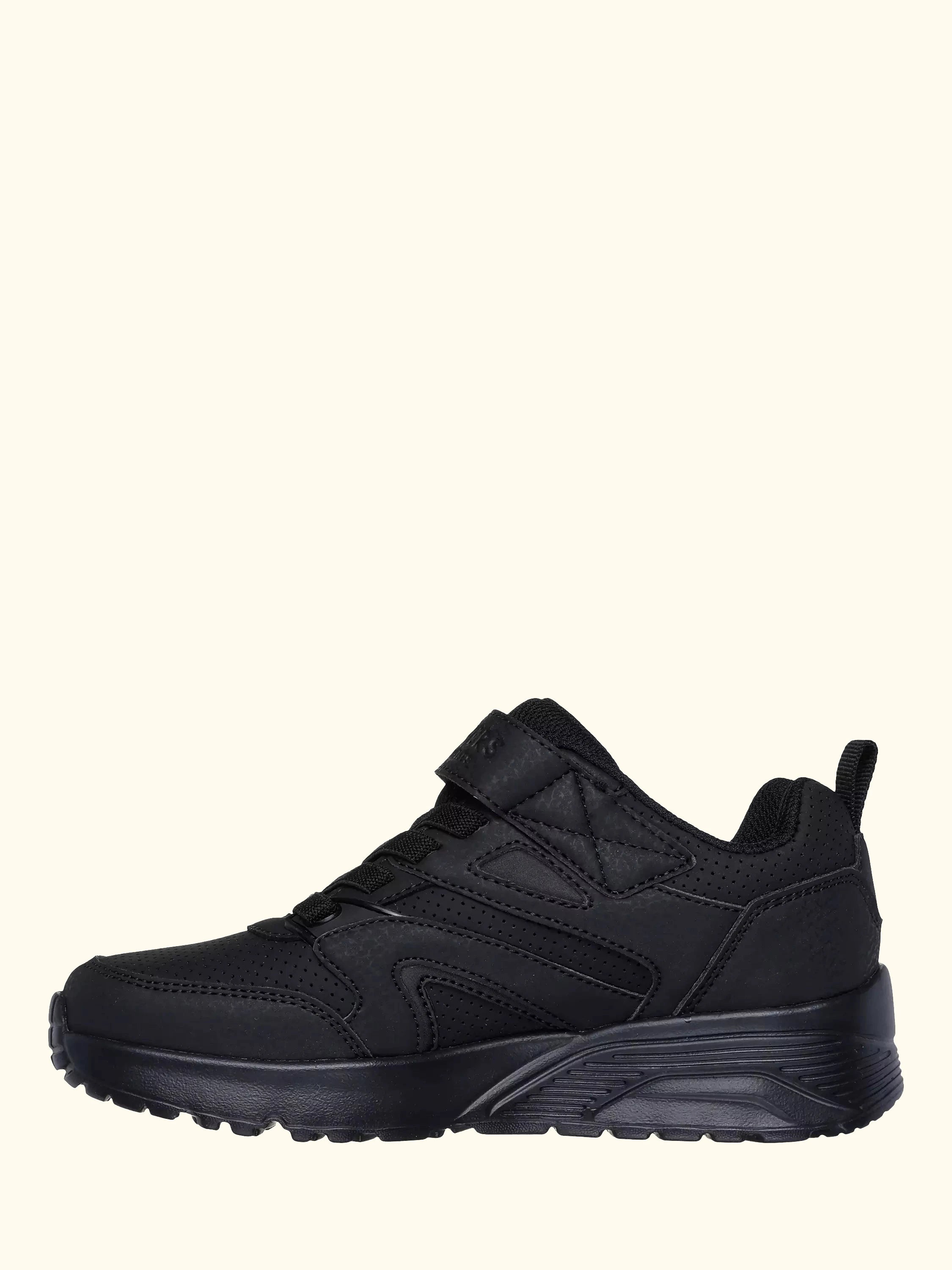 Skechers Kids' Street Uno Lite Echo Surge Lace Up Riptape School Shoes