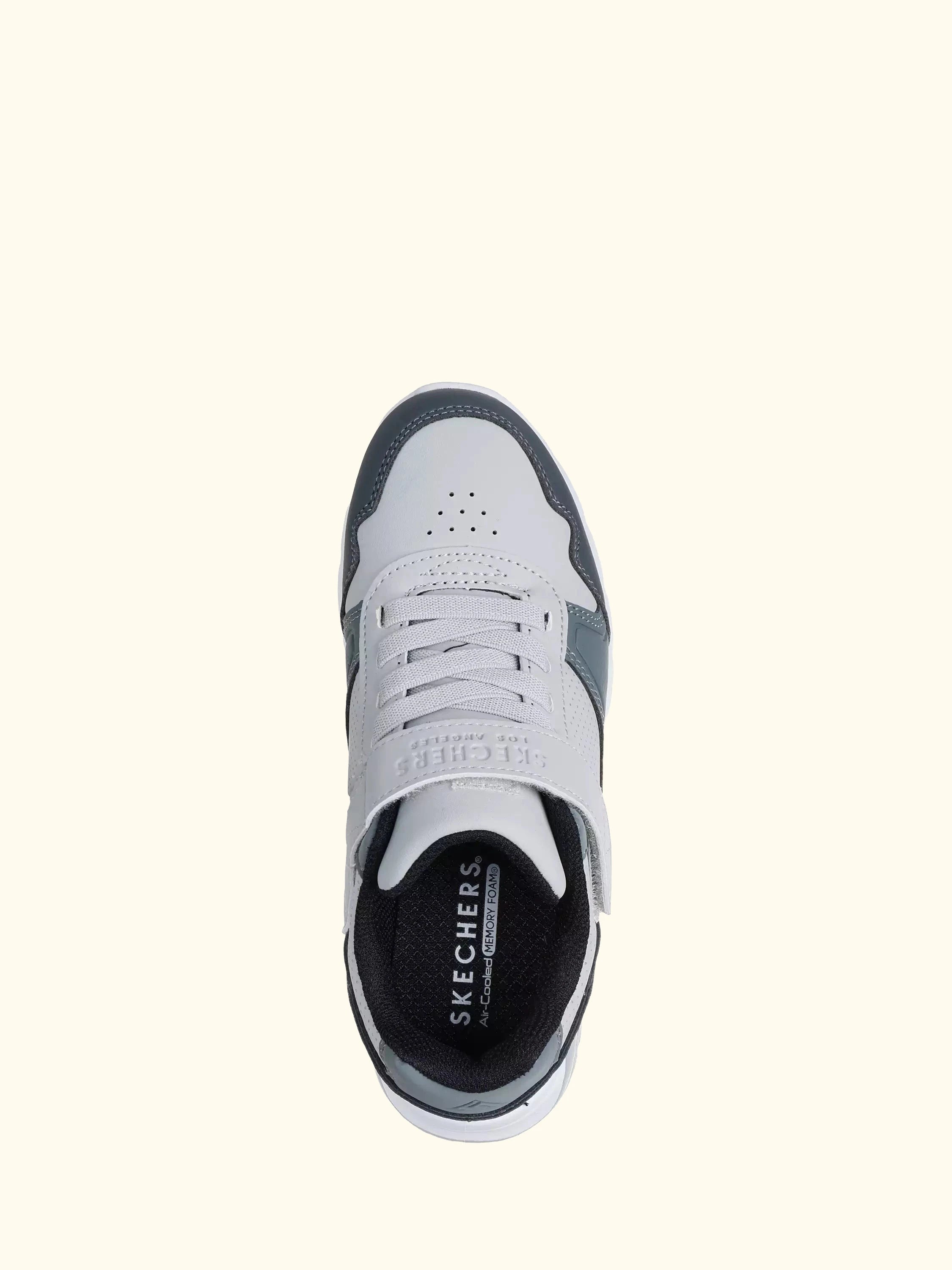 Skechers Kids' Street Uno Lite 2.0 Pillar Duo Trainers, Light Grey
