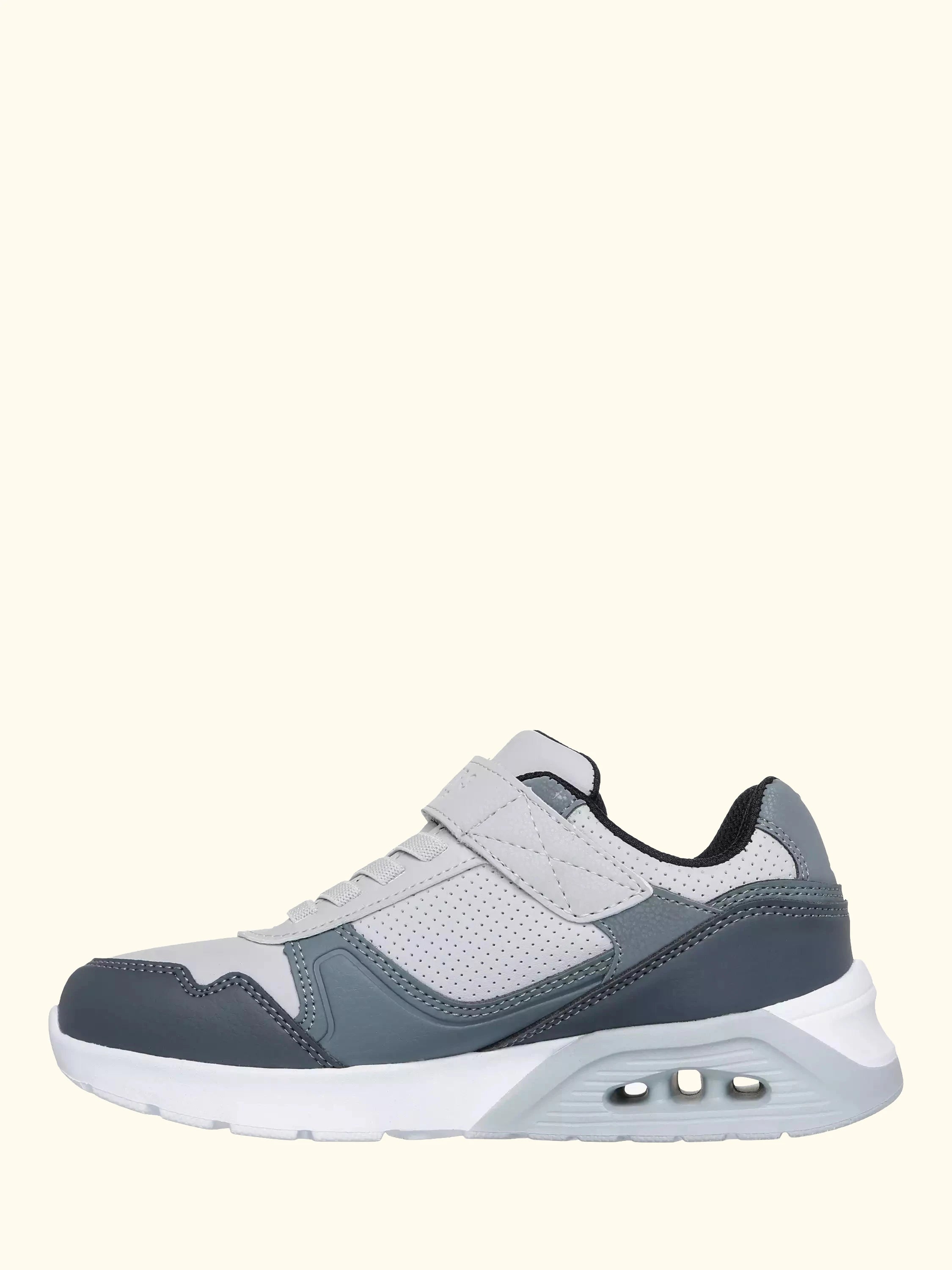 Skechers Kids' Street Uno Lite 2.0 Pillar Duo Trainers, Light Grey