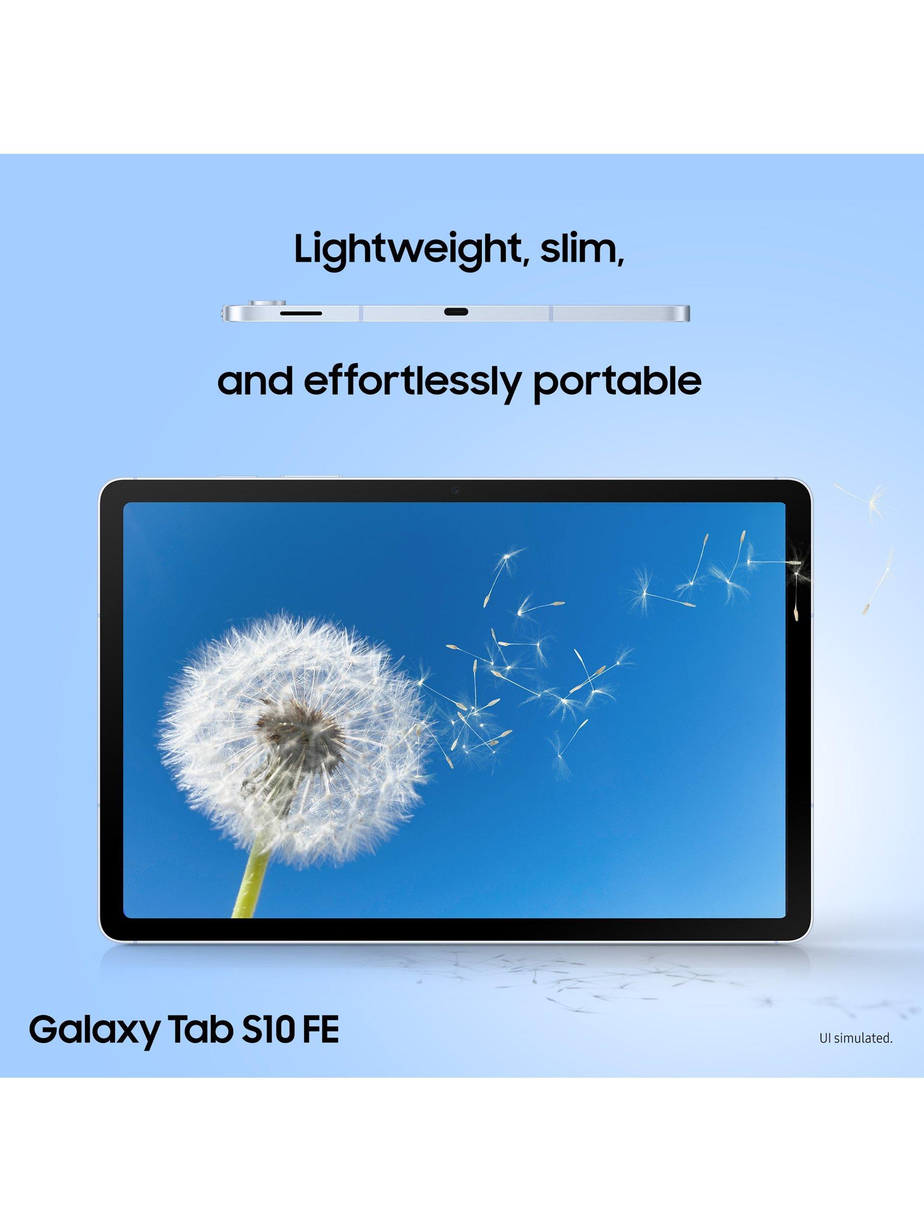 Galaxy Tab S10 FE Tablet with Bluetooth S Pen, Android, 8GB RAM, Wi-Fi, 10.9", Grey, 128GB