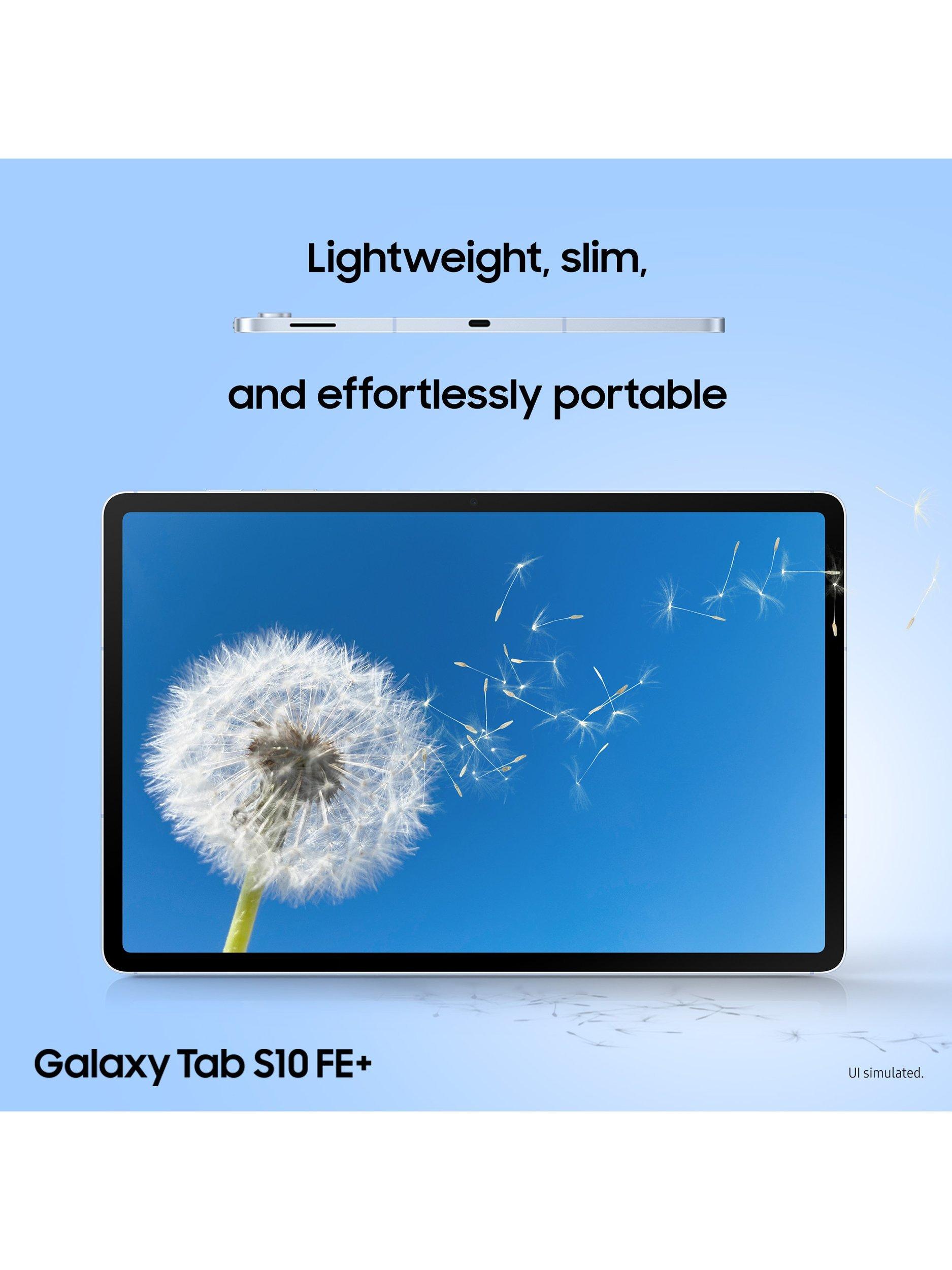 Galaxy Tab S10 FE+ Tablet with Bluetooth S Pen, Android, 12GB RAM, Wi-Fi, 13.1", Grey, 256GB