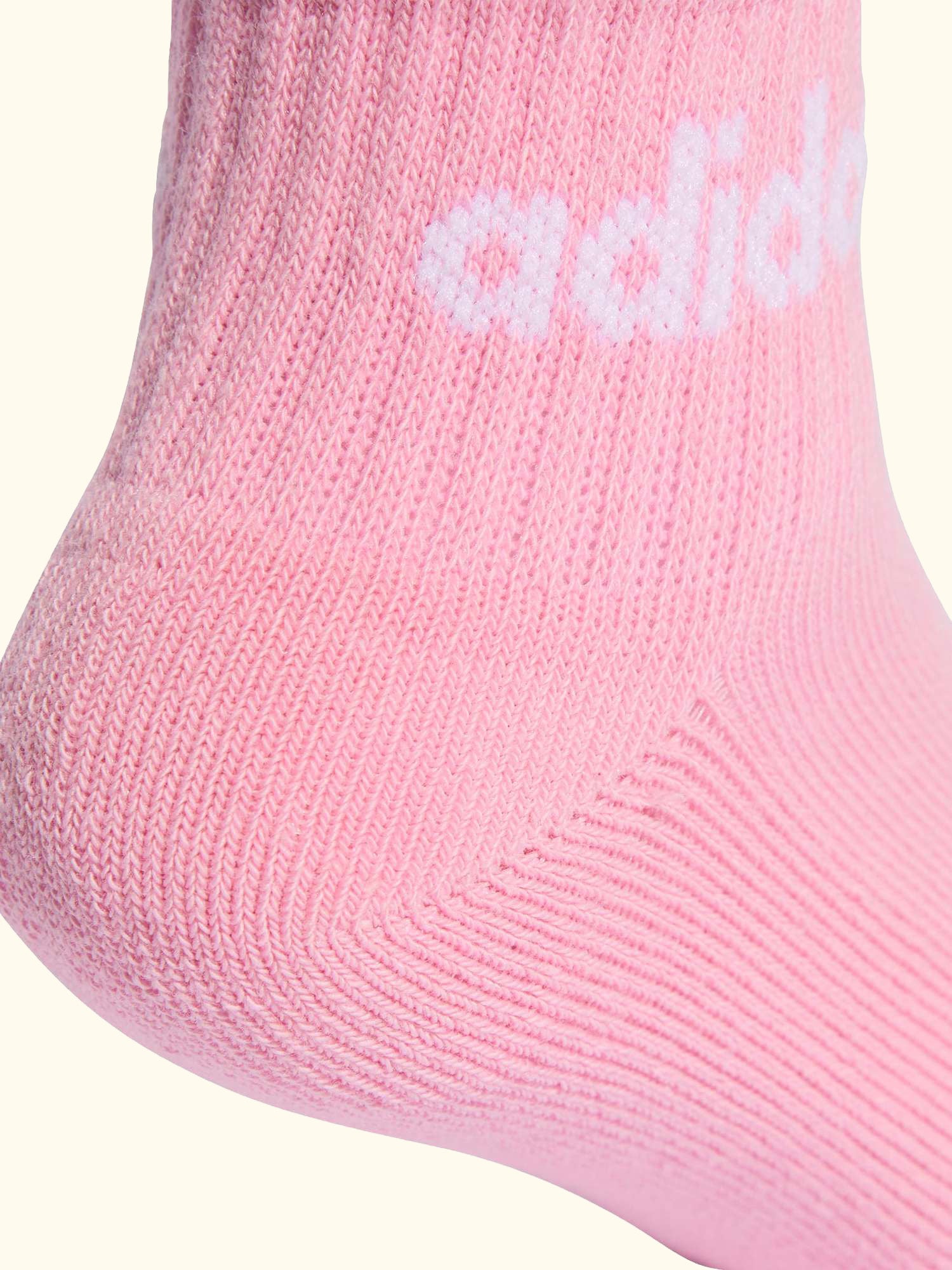 Kids' Cotton Blend Ankle Socks, Pack of 5, Pink/Grey/White, 2 - 3.5