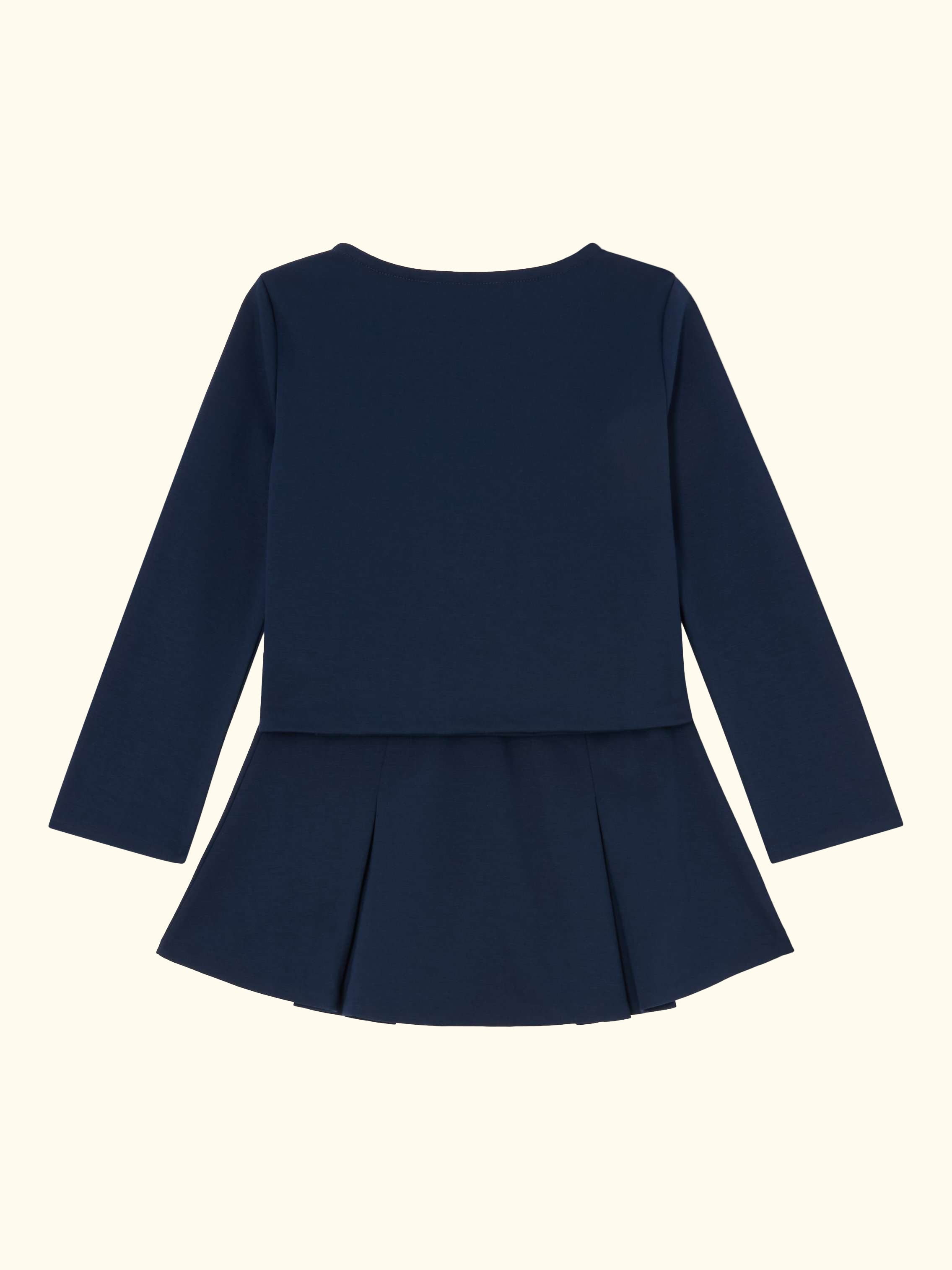 Kids' Top and Skirt Outfit Set, Refined Navy