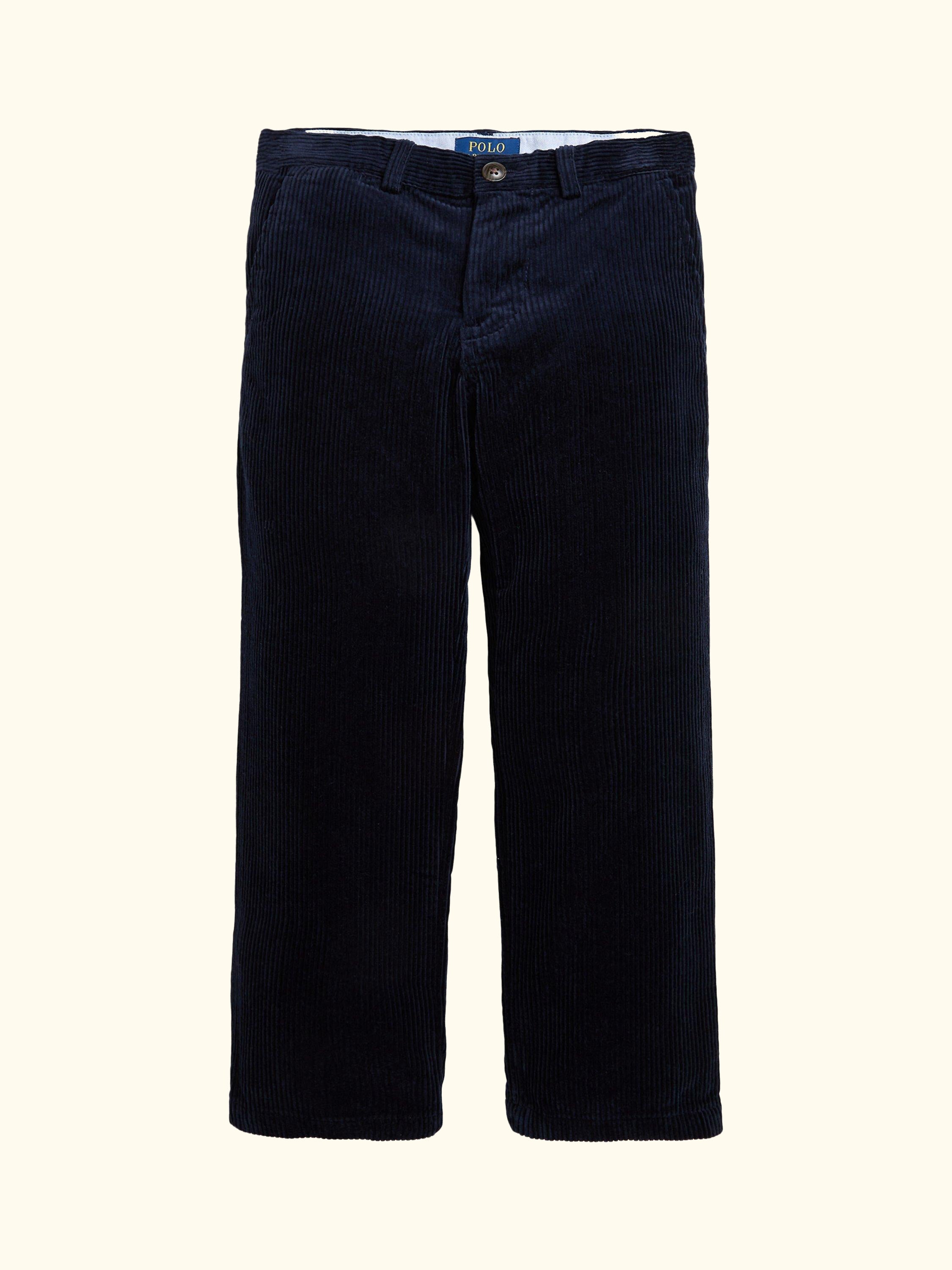 Kids' Corduroy Trousers, Hunter Navy