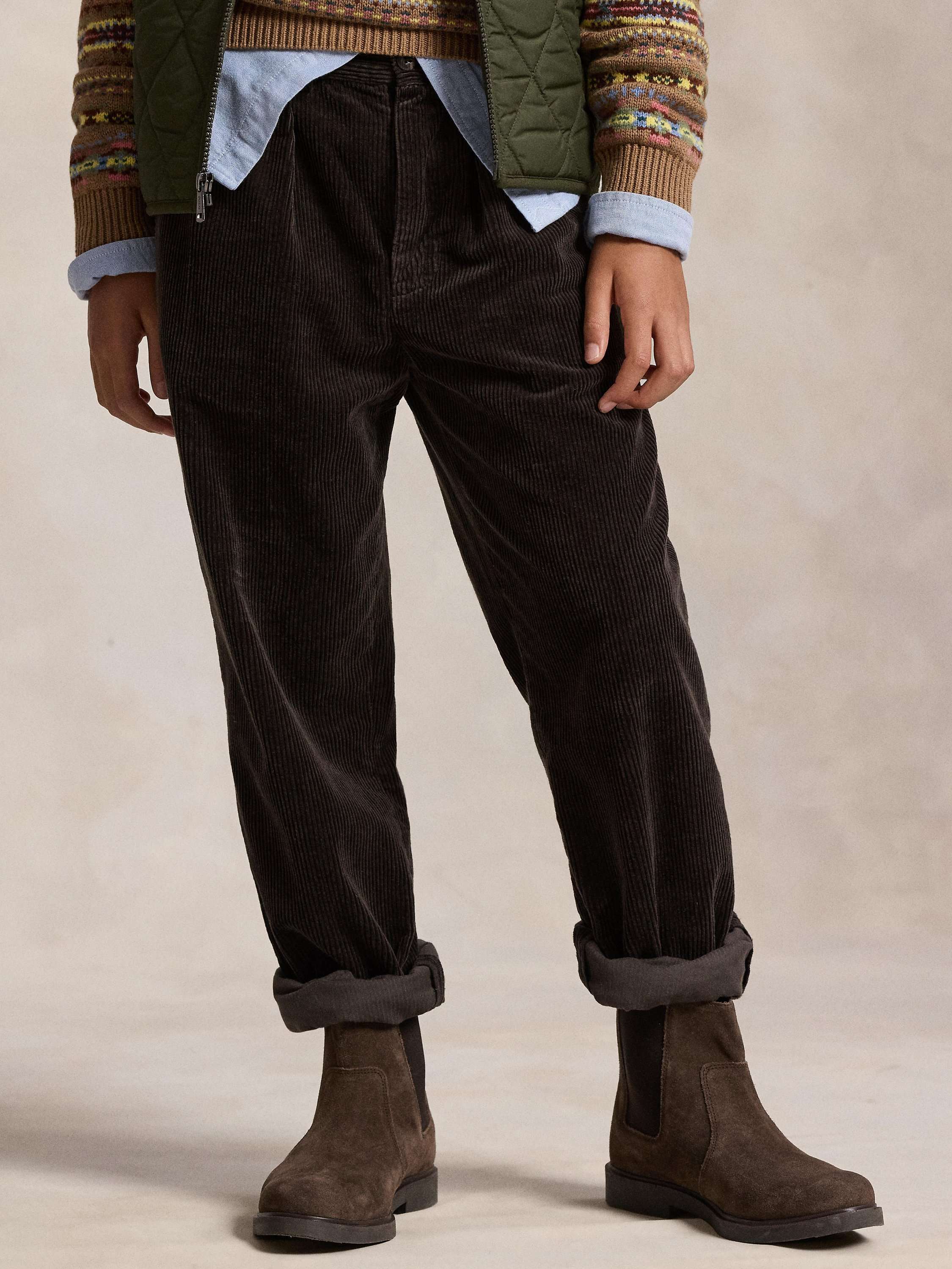 Polo Ralph Lauren Kids' Corduroy Chinos, Brown