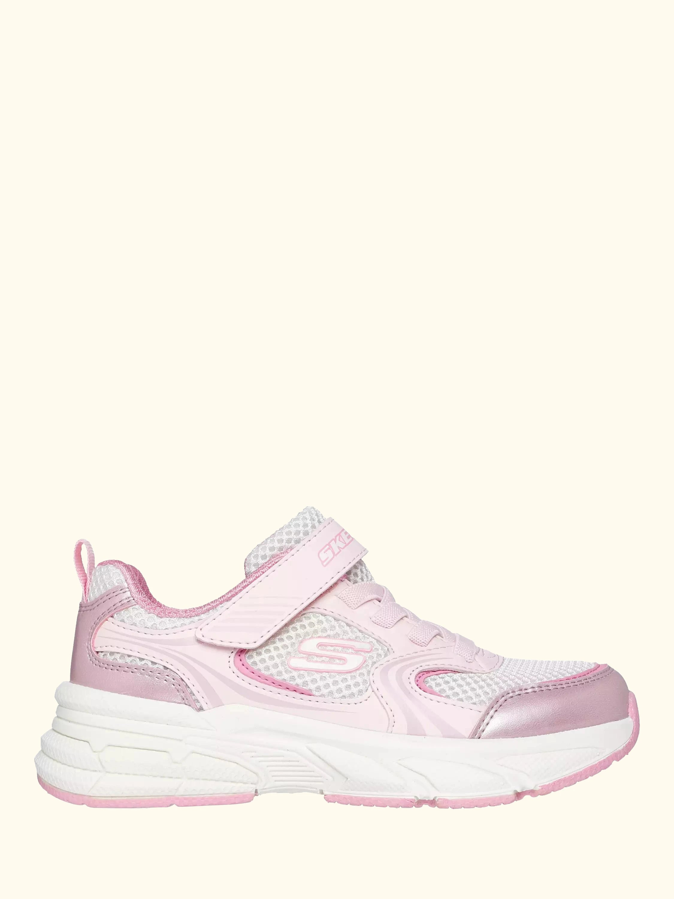 Skechers Kids' Retro Graph Trainers, Pink
