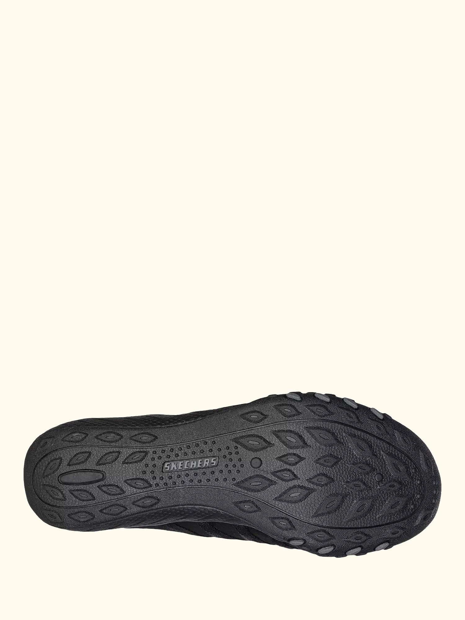 Skechers Hands Free Slip-ins Relaxed Fit Breathe Easy Roll With Me Wide Fit Trainers, Black