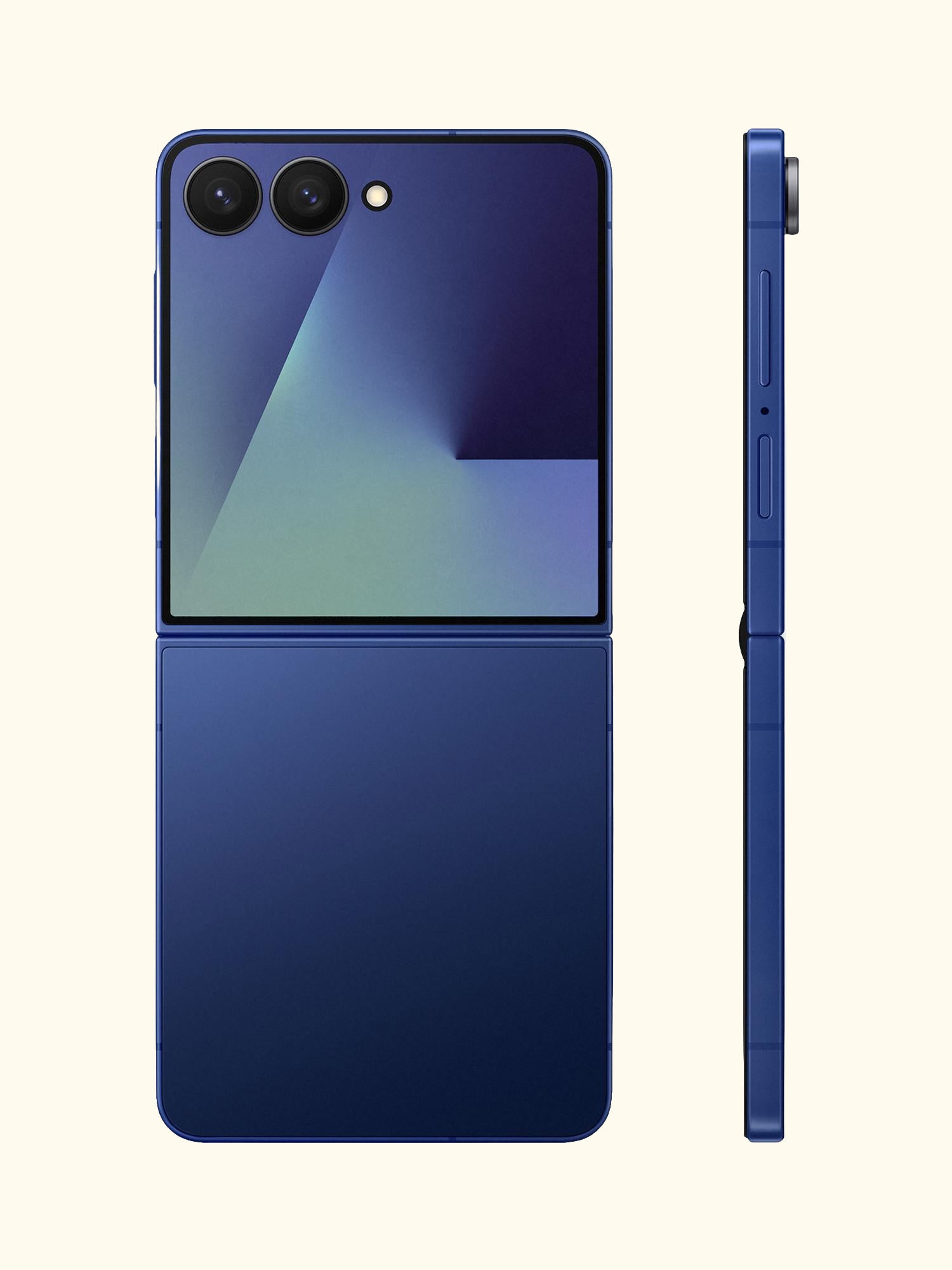 Galaxy Z Flip7, 5G Foldable Smartphone, 12GB RAM, 6.9", Galaxy AI, 5G, SIM Free, Blue Shadow, 256GB