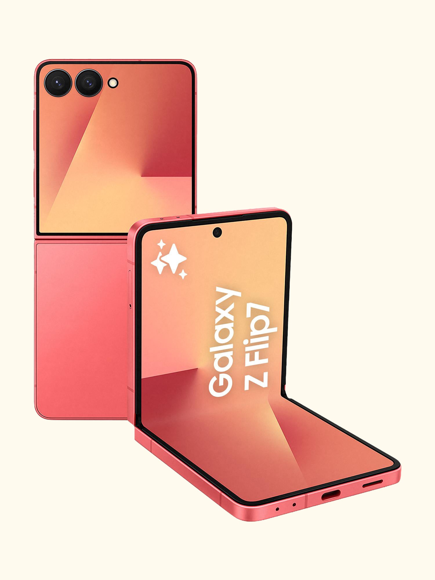 Galaxy Z Flip7, 5G Foldable Smartphone, 12GB RAM, 6.9", Galaxy AI, 5G, SIM Free, Blue Shadow, 256GB