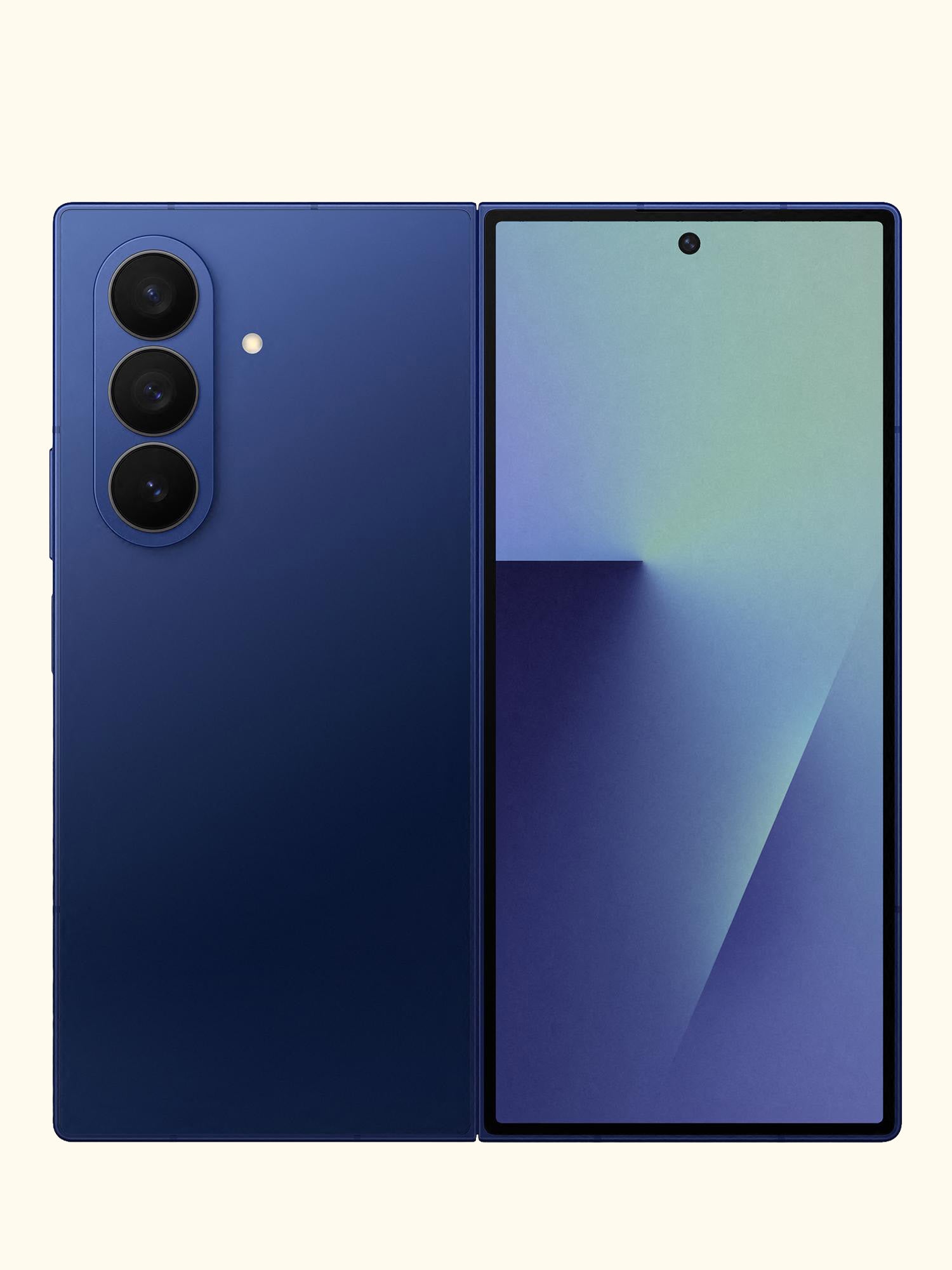 Galaxy Z Fold7, 5G Foldable Smartphone, 12GB RAM, 8", Galaxy AI, 5G, SIM Free, Blue Shadow, 256GB