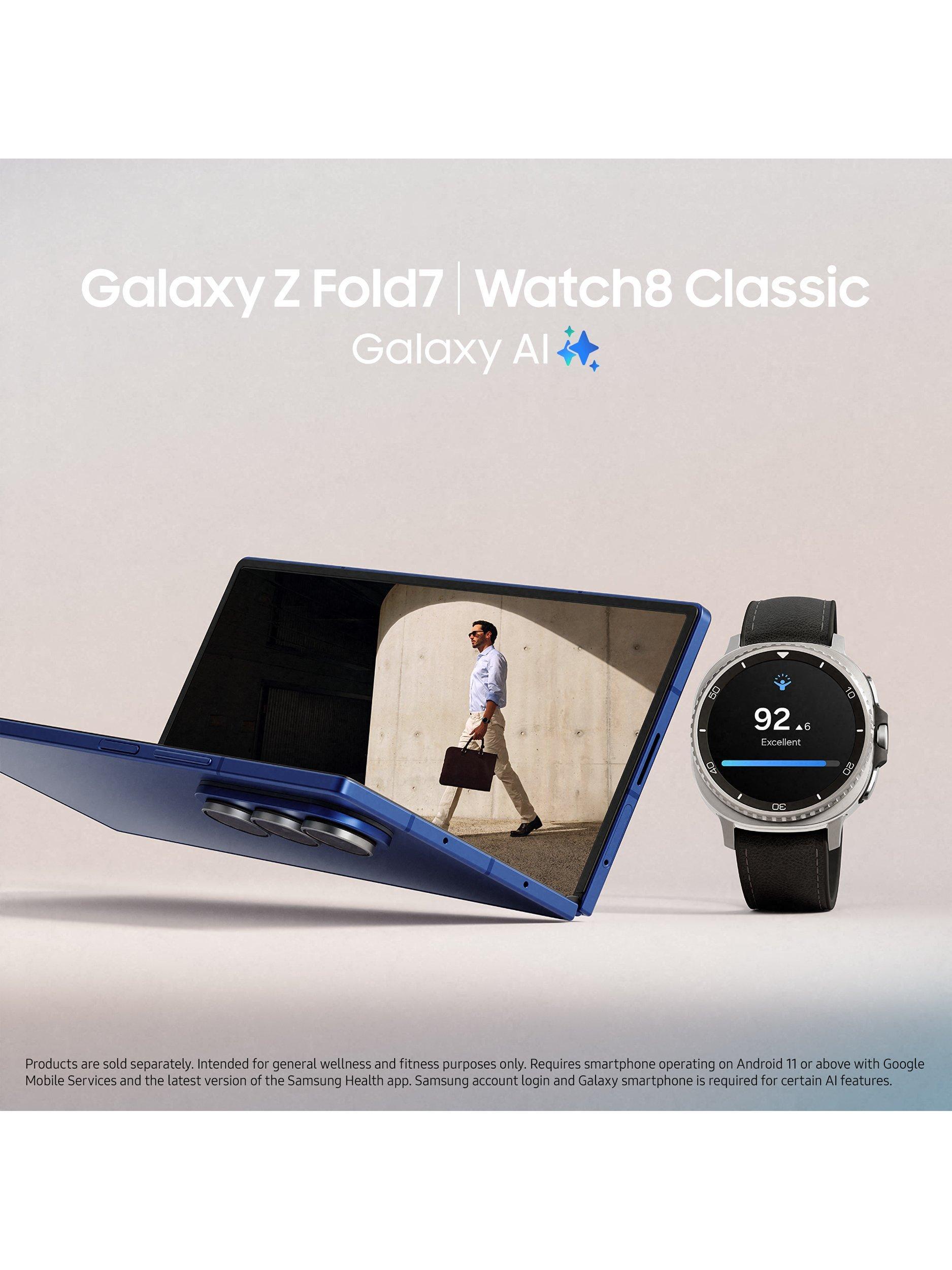Galaxy Z Fold7, 5G Foldable Smartphone, 12GB RAM, 8", Galaxy AI, 5G, SIM Free, Blue Shadow, 256GB