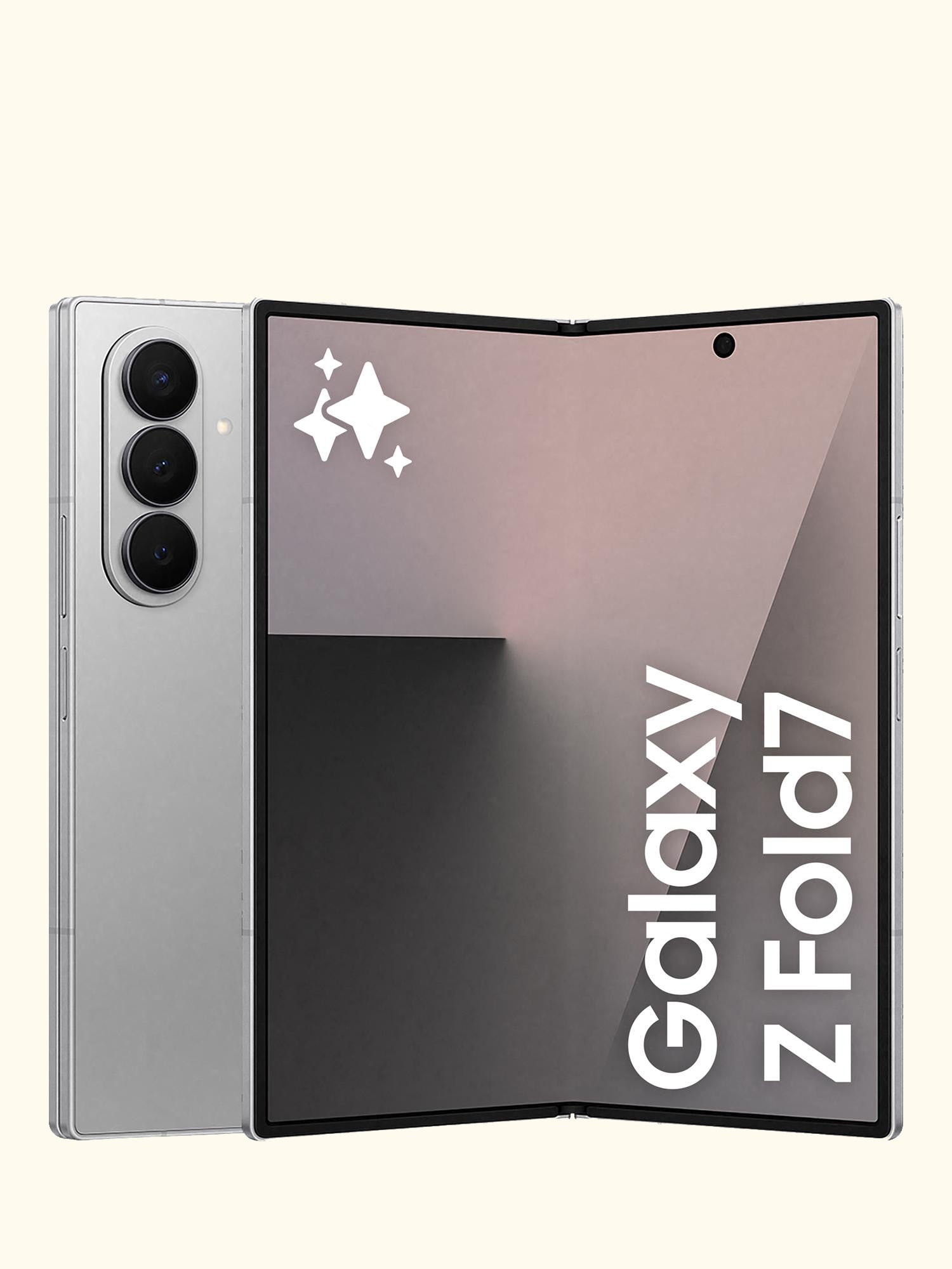 Galaxy Z Fold7, 5G Foldable Smartphone, 12GB RAM, 8", Galaxy AI, 5G, SIM Free, Blue Shadow, 256GB