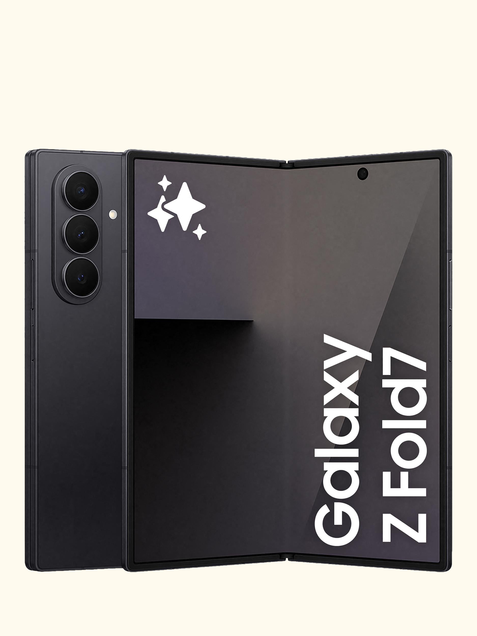 Galaxy Z Fold7, 5G Foldable Smartphone, 12GB RAM, 8", Galaxy AI, 5G, SIM Free, Blue Shadow, 256GB