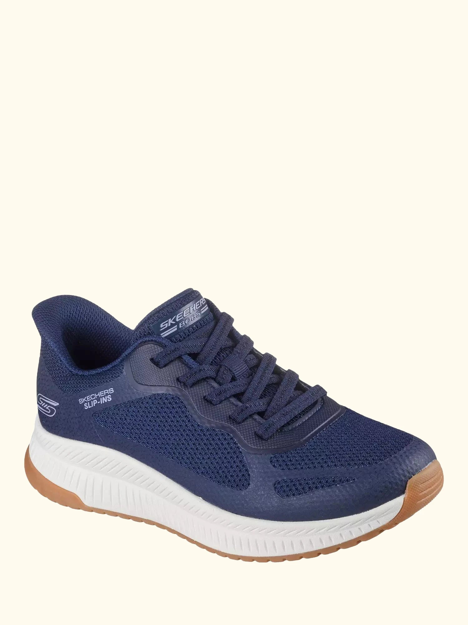 Skechers Hands Free Slip-ins BOBS Sport Squad Chaos 4 Staple Look Trainers