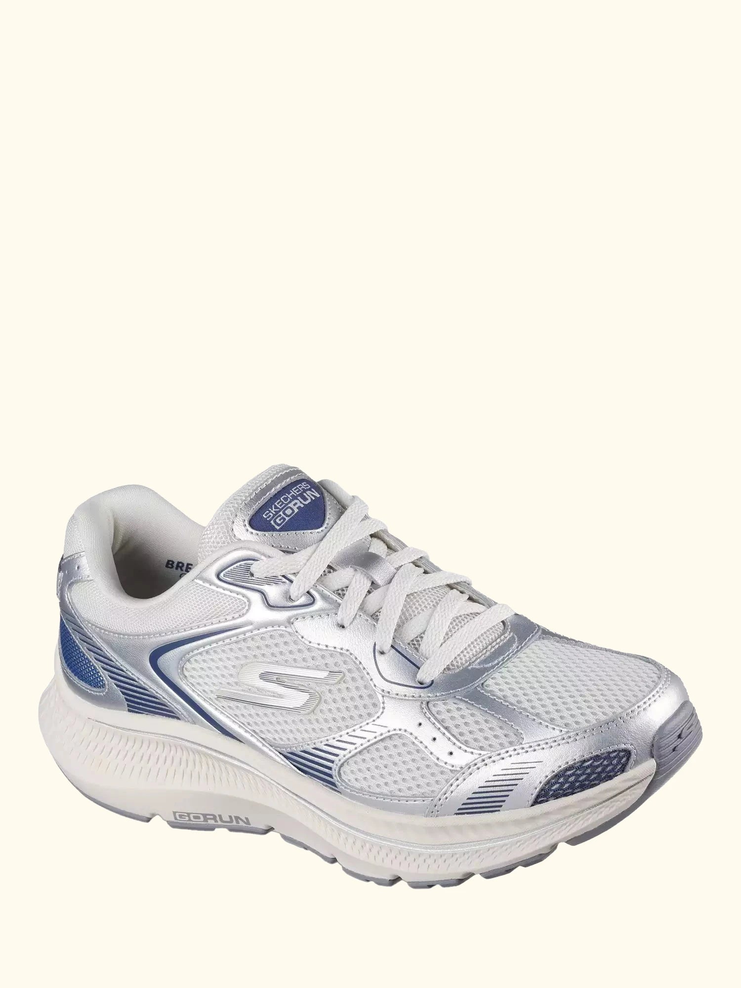 Skechers GO RUN Consistent 2.0 Volt Trainers, Silver