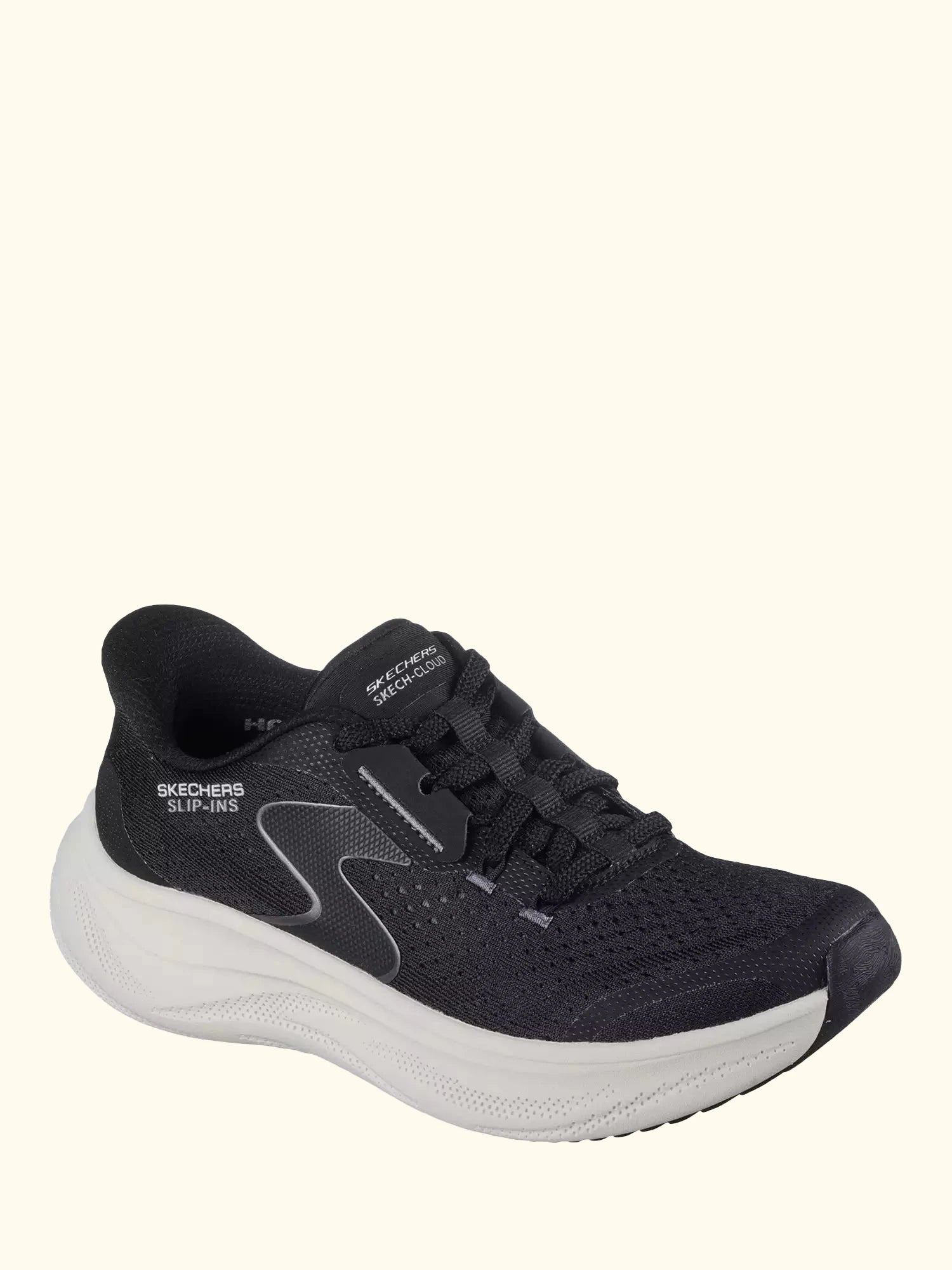 Skechers Skech Cloud Plush Horizon Trainers, Black