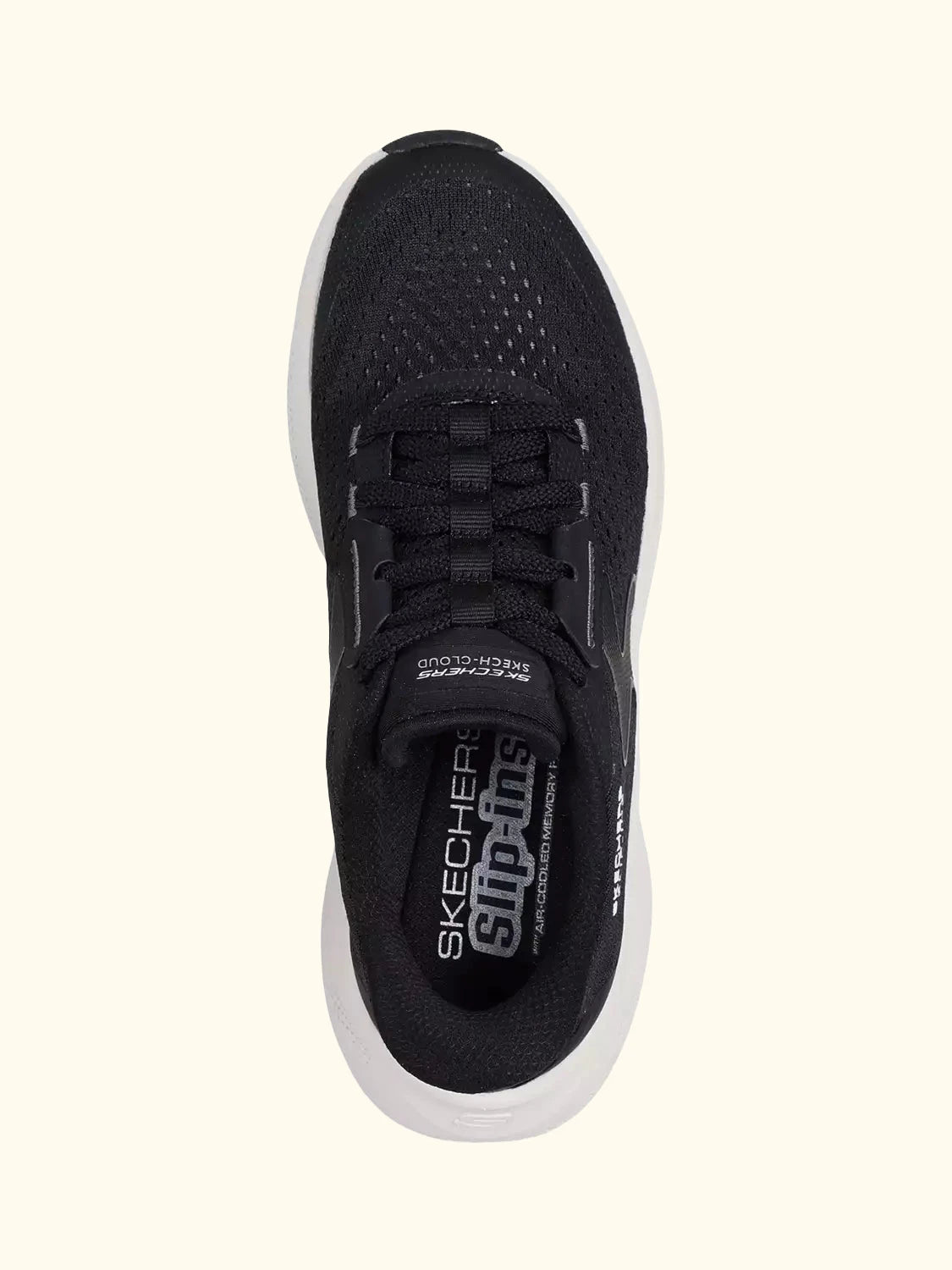Skechers Skech Cloud Plush Horizon Trainers, Black
