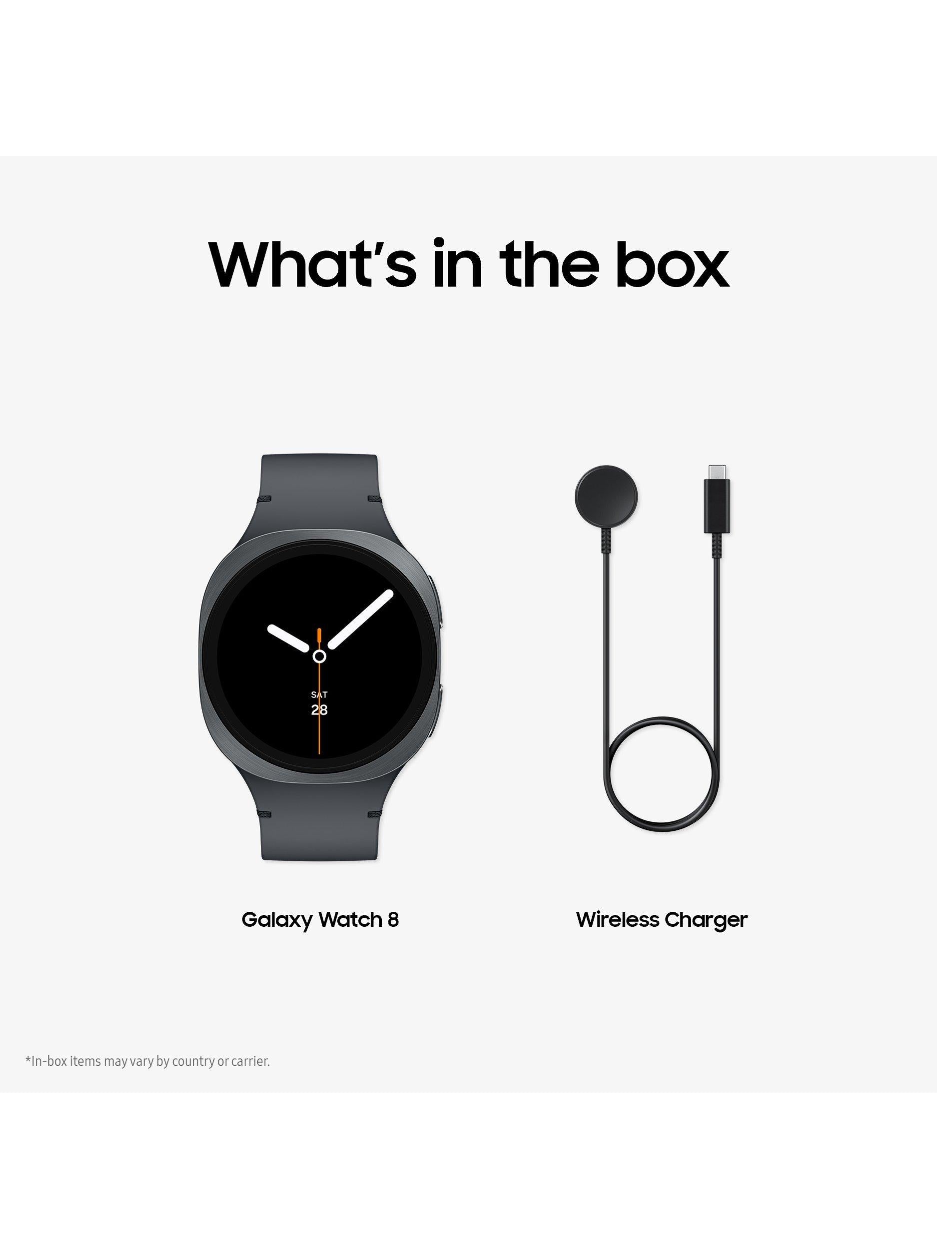 Galaxy Watch8, Bluetooth, Galaxy AI, Aluminium with Silicone Strap, Silver, 44mm